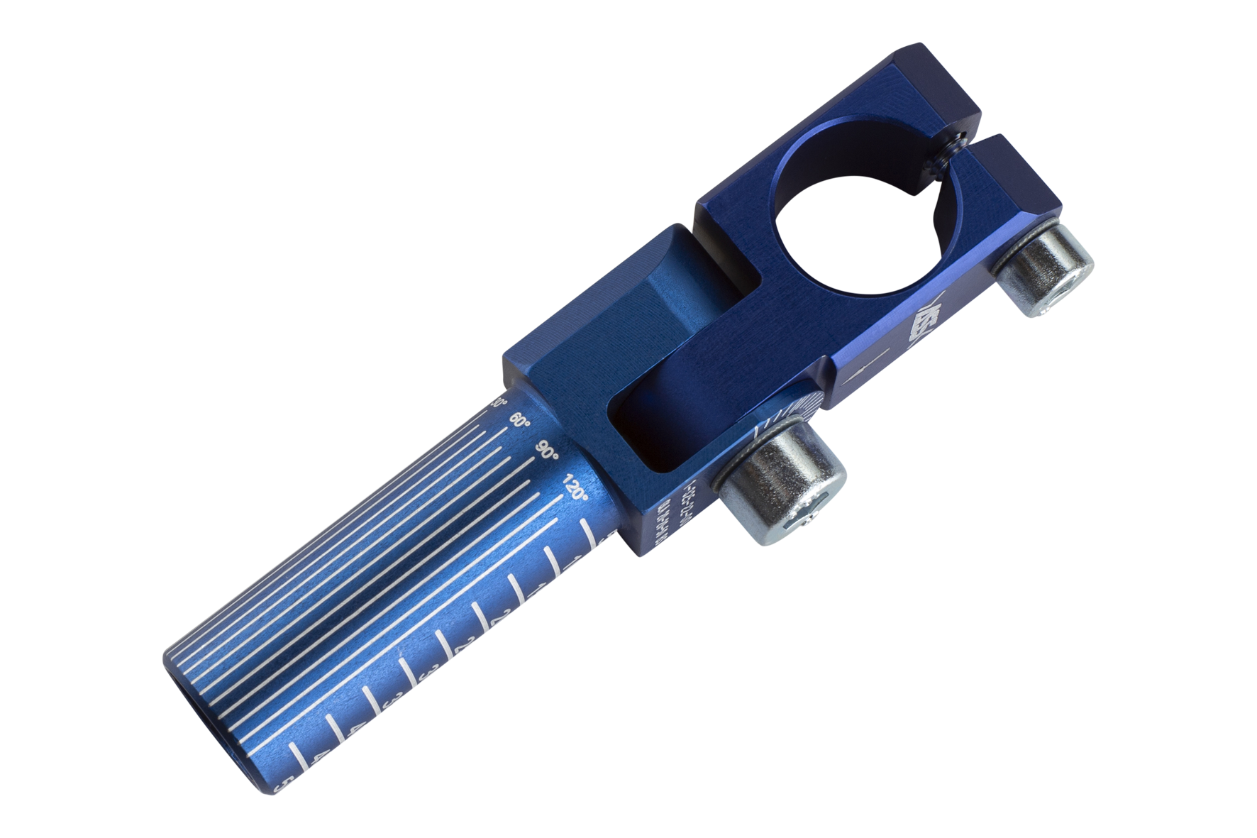 GLA 20-20-100 BS Elbow Arm, Blue Scale : 20 mm, Clamping Ø: 20 mm, : 50 mm, Swivel area: +/-90°