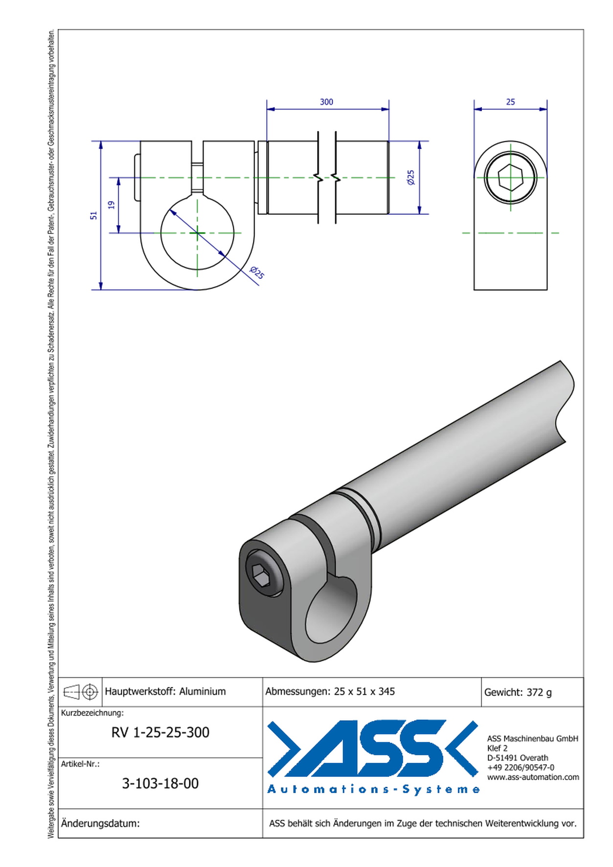 VLK 2 25-66 conical elongation Ø25-66mm