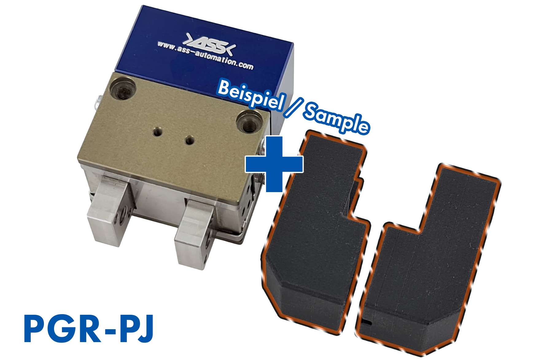 PGR-PJ 25 Parallel Gripper with Printed Jaws Stroke: 16 mm, Opening Force: 210 N, Closing Force: 180 N, Size: 50