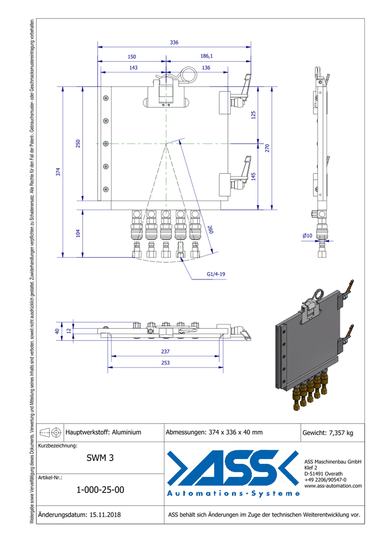 SWM 3 Quick Change System