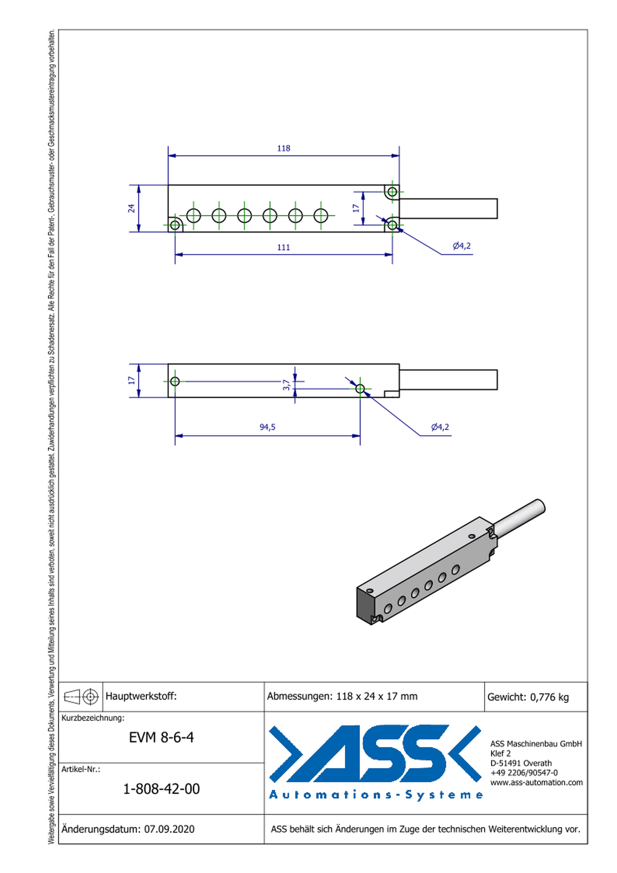 EVM 8-6-4 Bus module