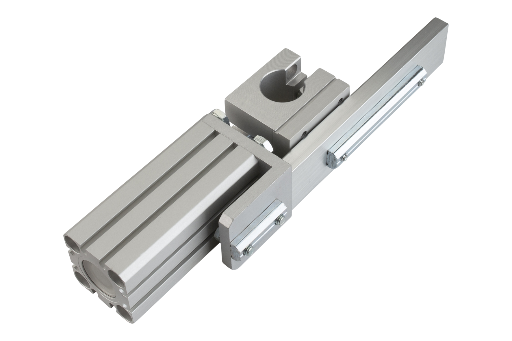 HUE G 20-100-20 Slide Unit with Sliding Guide Model: sliding guide, Stroke: 50 mm, Piston Ø: 20 mm, Clamping Ø: 20 mm