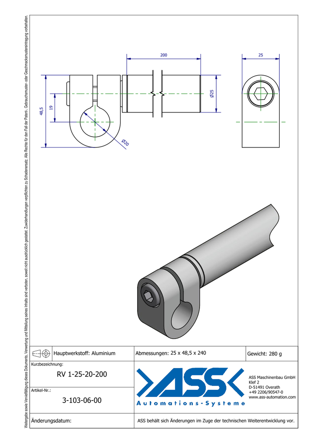 VLK 2 25-66 conical elongation Ø25-66mm