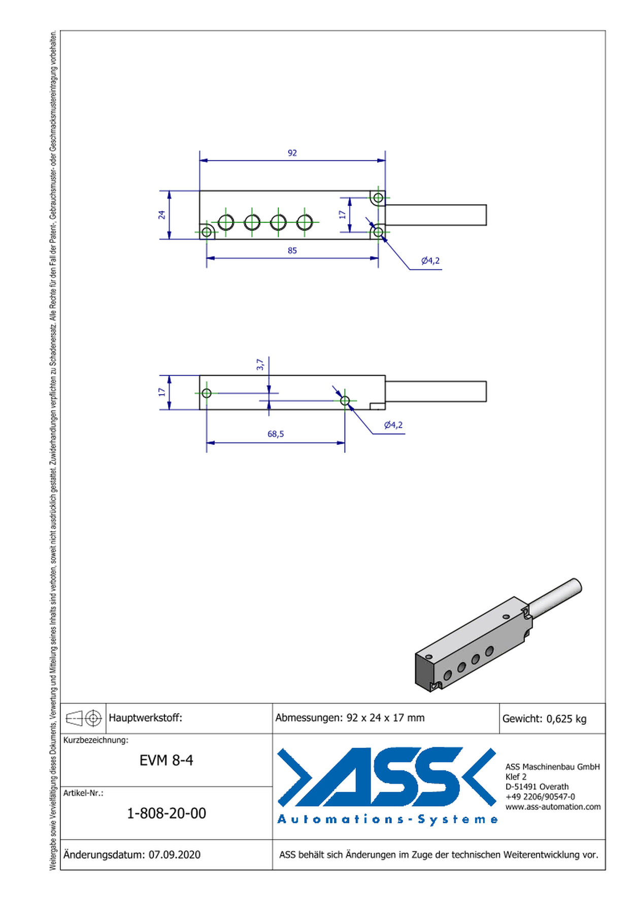 EVM 8-4 Bus module