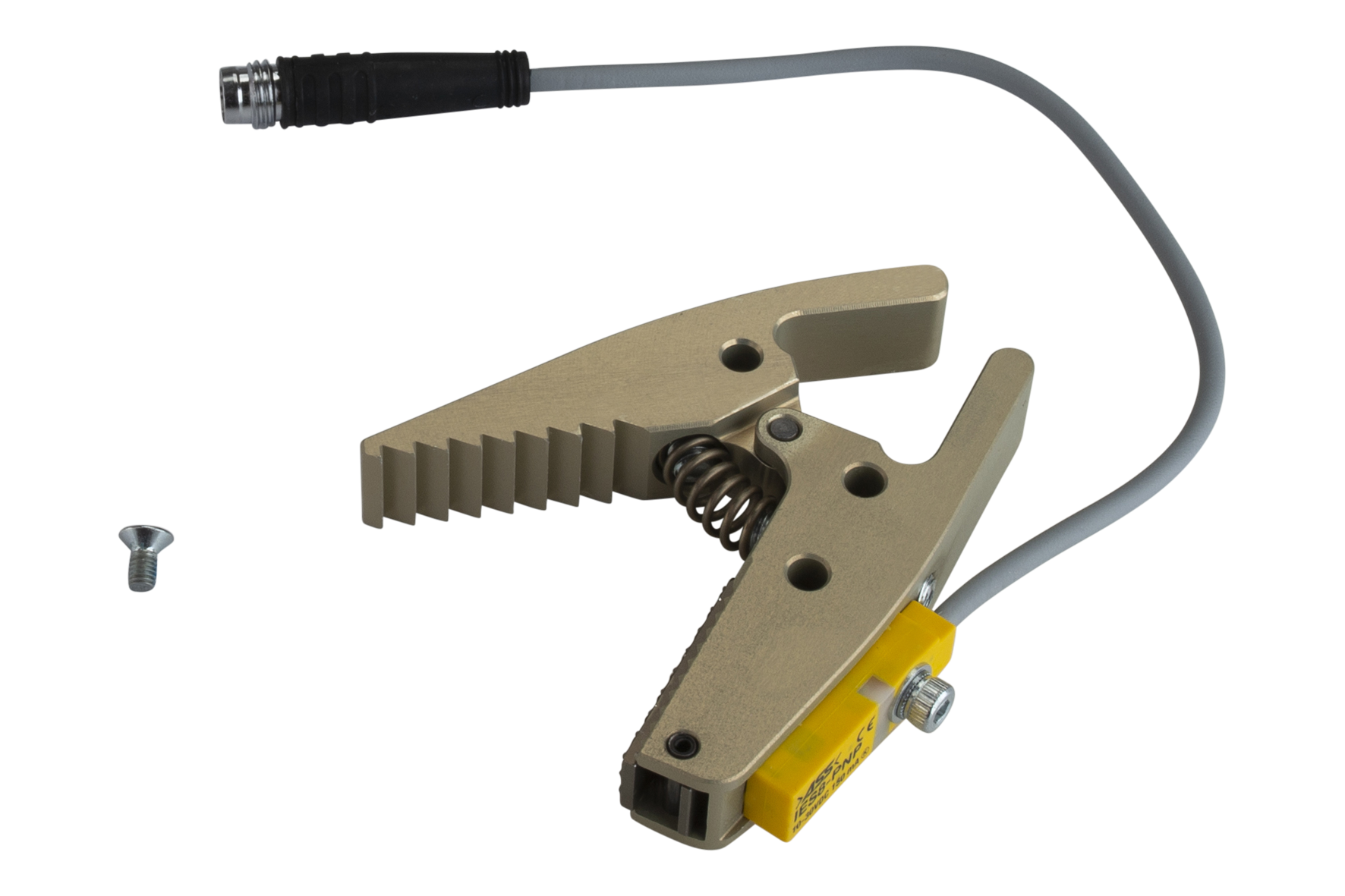 GRZ 20Gripper Jaws PS,CS,I Jaw Type: Parrot Contour / Sensor Piston Ø: 20 mm, Opening width: -, Jaw type: saw tooth / query, Closing Force: 100 N, Connection: plug M8, Signal output: NPN