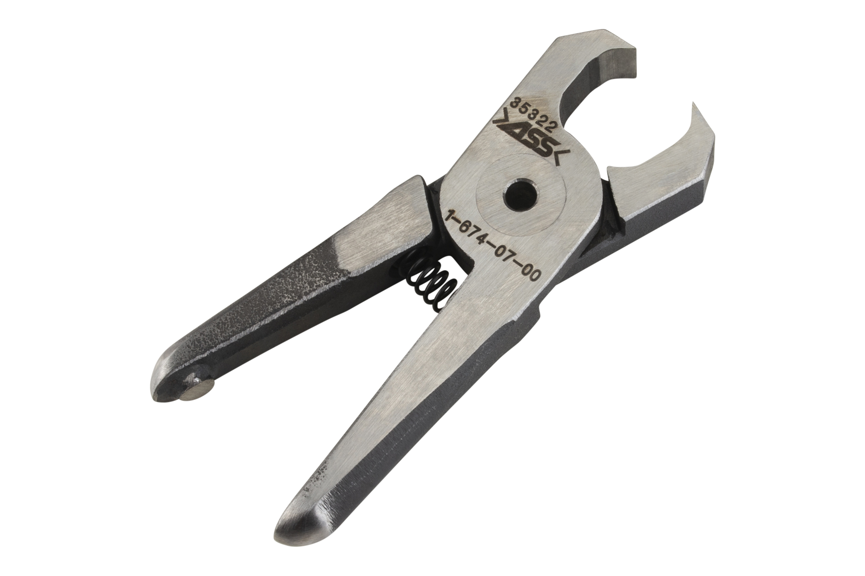 SEK10-15-12S Magnet Nipper Blade Magnet return, Pinch for ASN 10 Model: pinch, Integrated magnet: no, Carbide: no, Cutting angle: 0°, Compatible to: ASN 7, Opening width: 5 mm, Size: 7