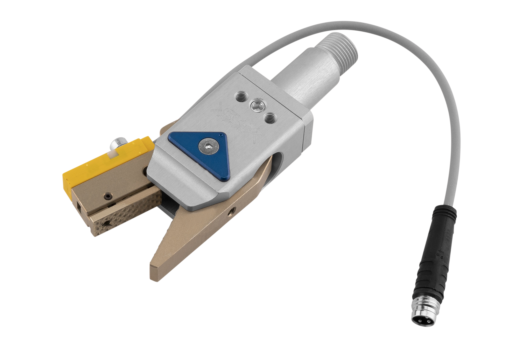 GRZ 14 D A Gripper with Jaw Type: Adapter Jaw / Adapter Jaw Piston Ø: 14 mm, : 14 mm, Opening width: -, Jaw type: chequered / query, Closing Force: 75 N, Connection: plug M8, Signal output: PNP