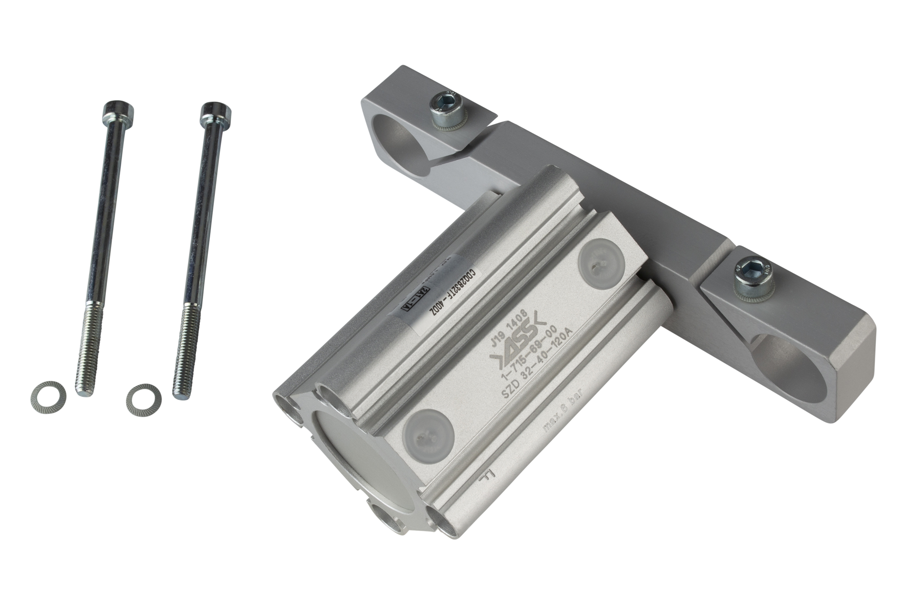 SZD 20-40-80A Special Short Stroke Cylinder Stroke: 40 mm, Piston Ø: 32 mm, Clamping Ø: 20 mm