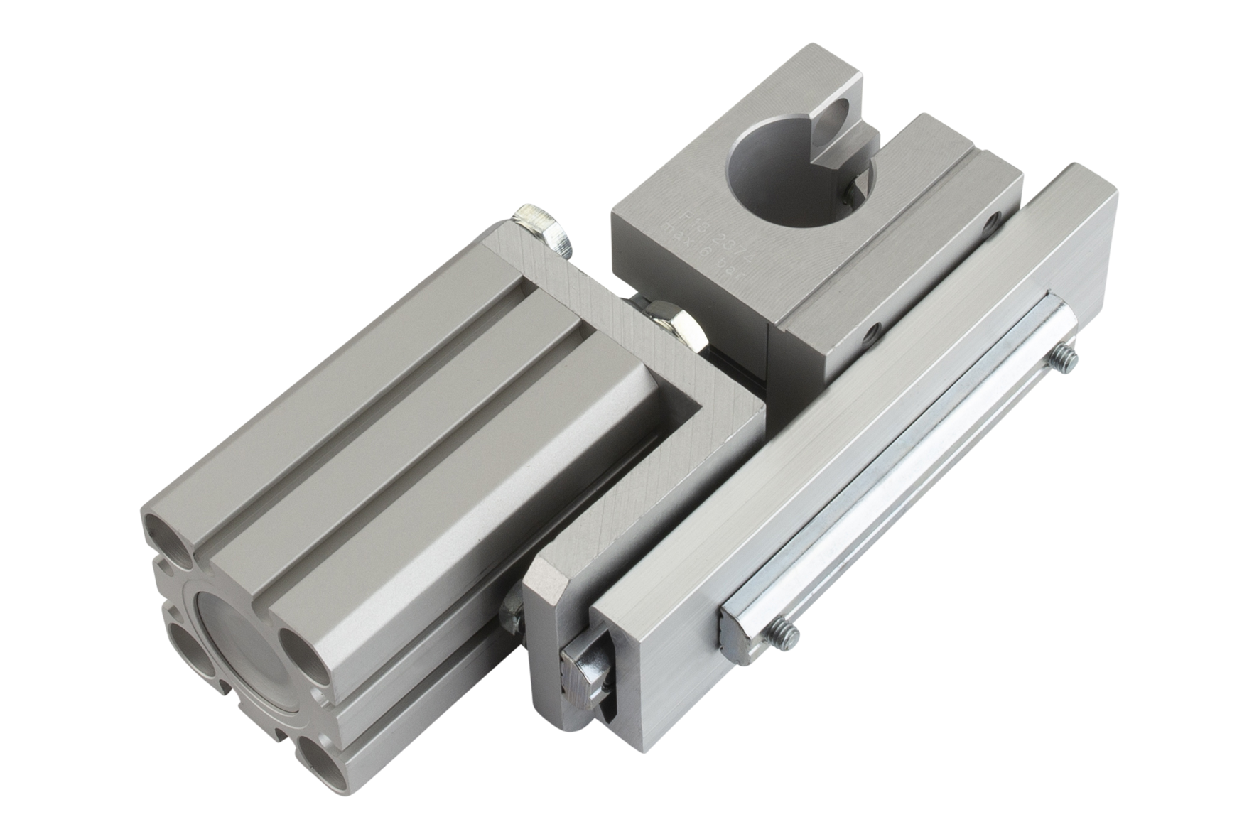 HUE G 20-100-20 Slide Unit with Sliding Guide Model: sliding guide, Stroke: 30 mm, Piston Ø: 20 mm, Clamping Ø: 20 mm