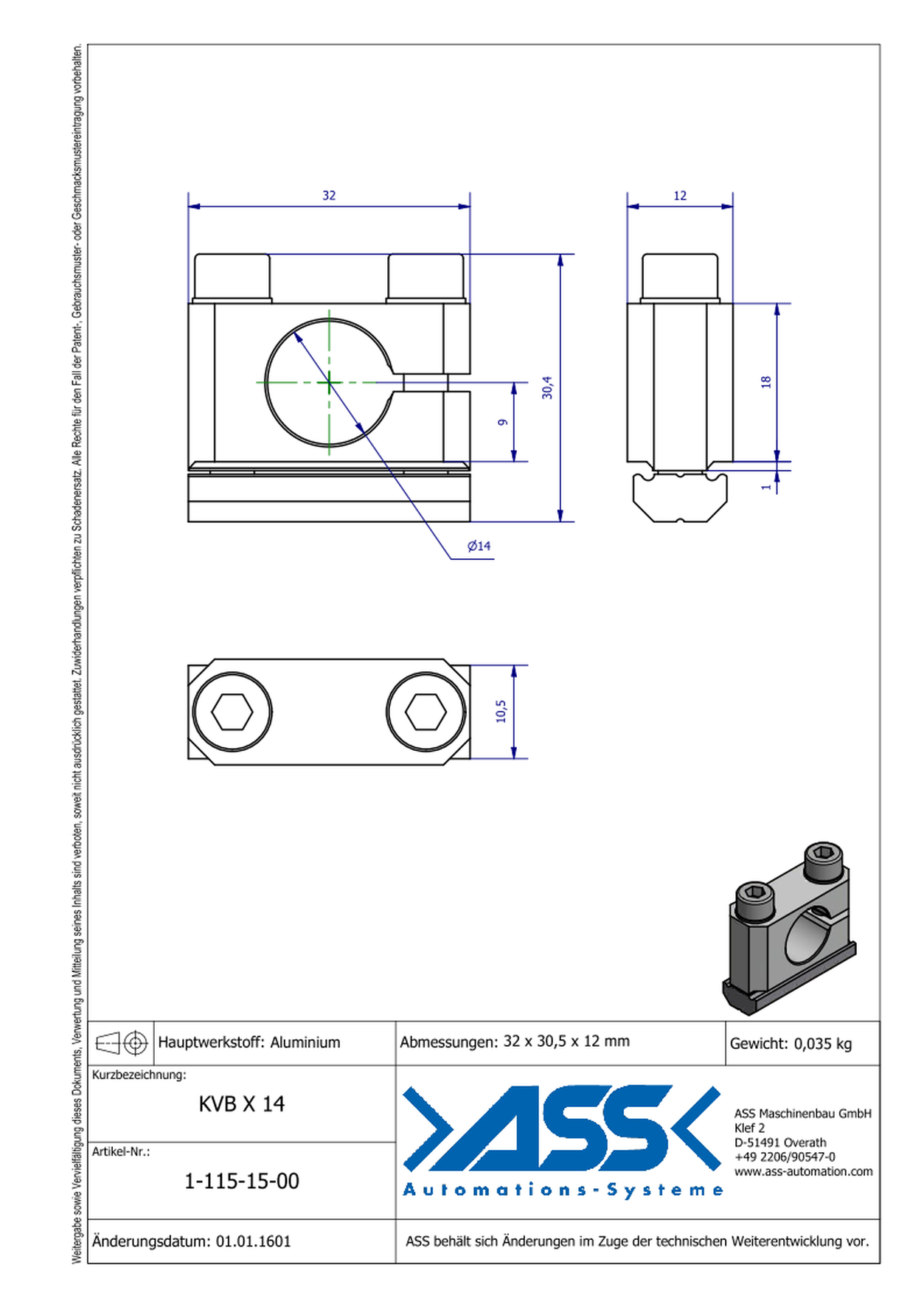 KVB X 14 Cross Connector