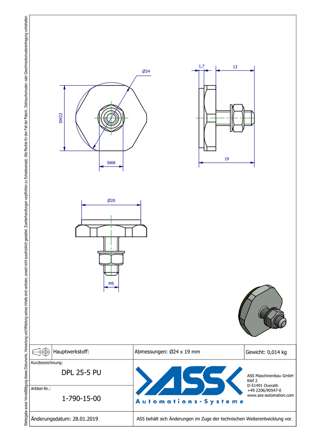 DPL 25-5 PU Pressure Plate