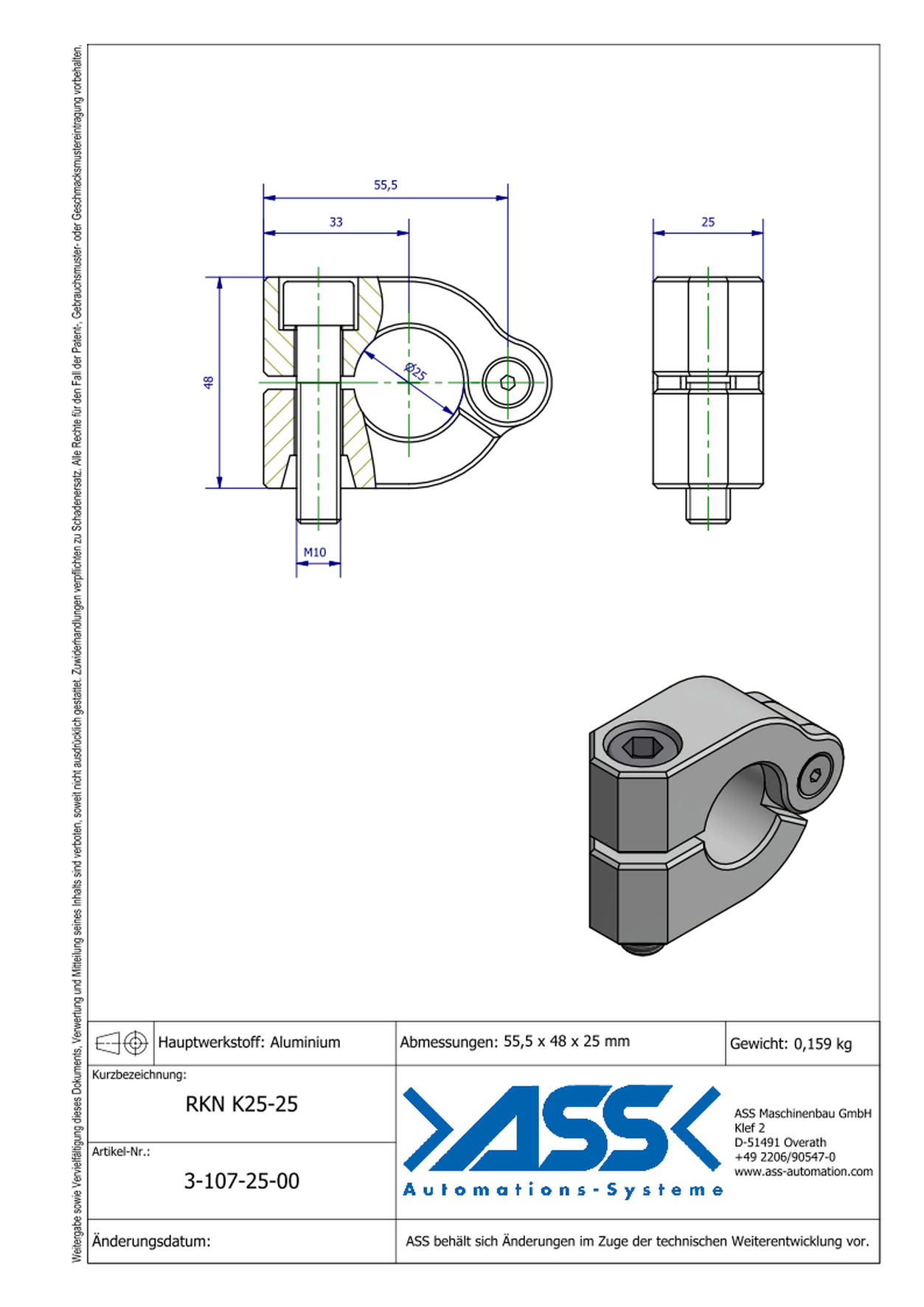 VLK 2 25-66 conical elongation Ø25-66mm