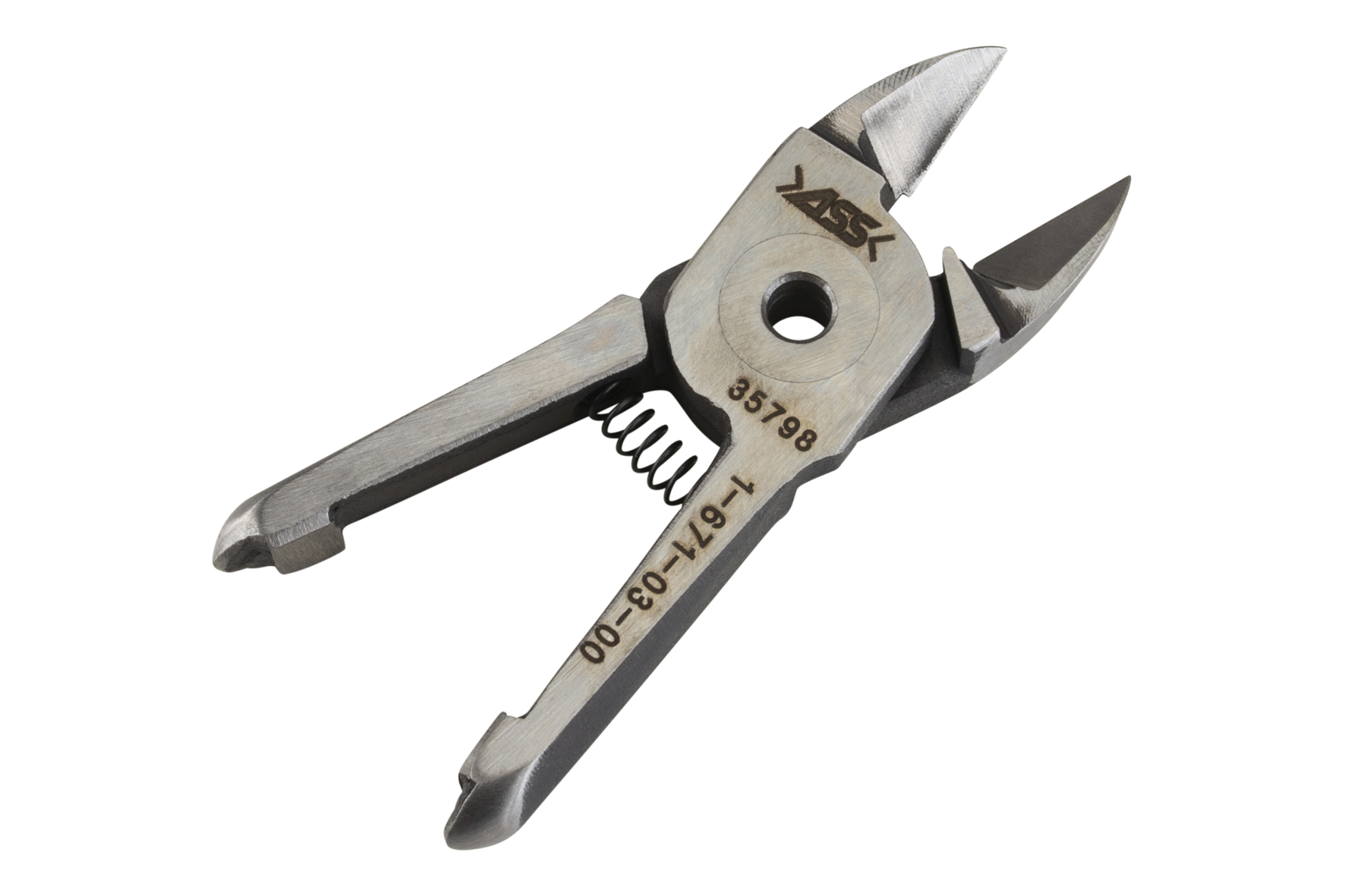 SES20-40-32S Nipper Blade, inside blade Model: angled, Integrated magnet: no, Carbide: no, Cutting angle: 15°, Compatible to: ASN 3, Opening width: 4 mm, Size: 3