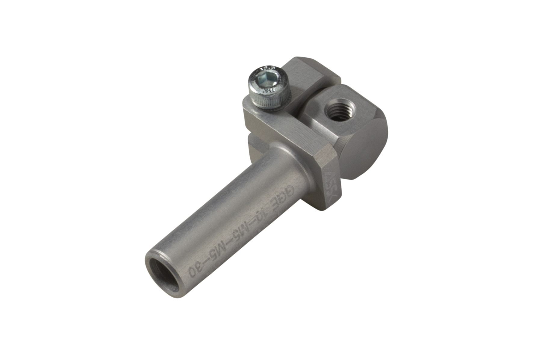 GGE 6-M3-M3-60 Elbow Gripper Arm for Vacuum Cups, Micro Series : 10 mm, : 30 mm, Swivel area: +/-90°, : M5