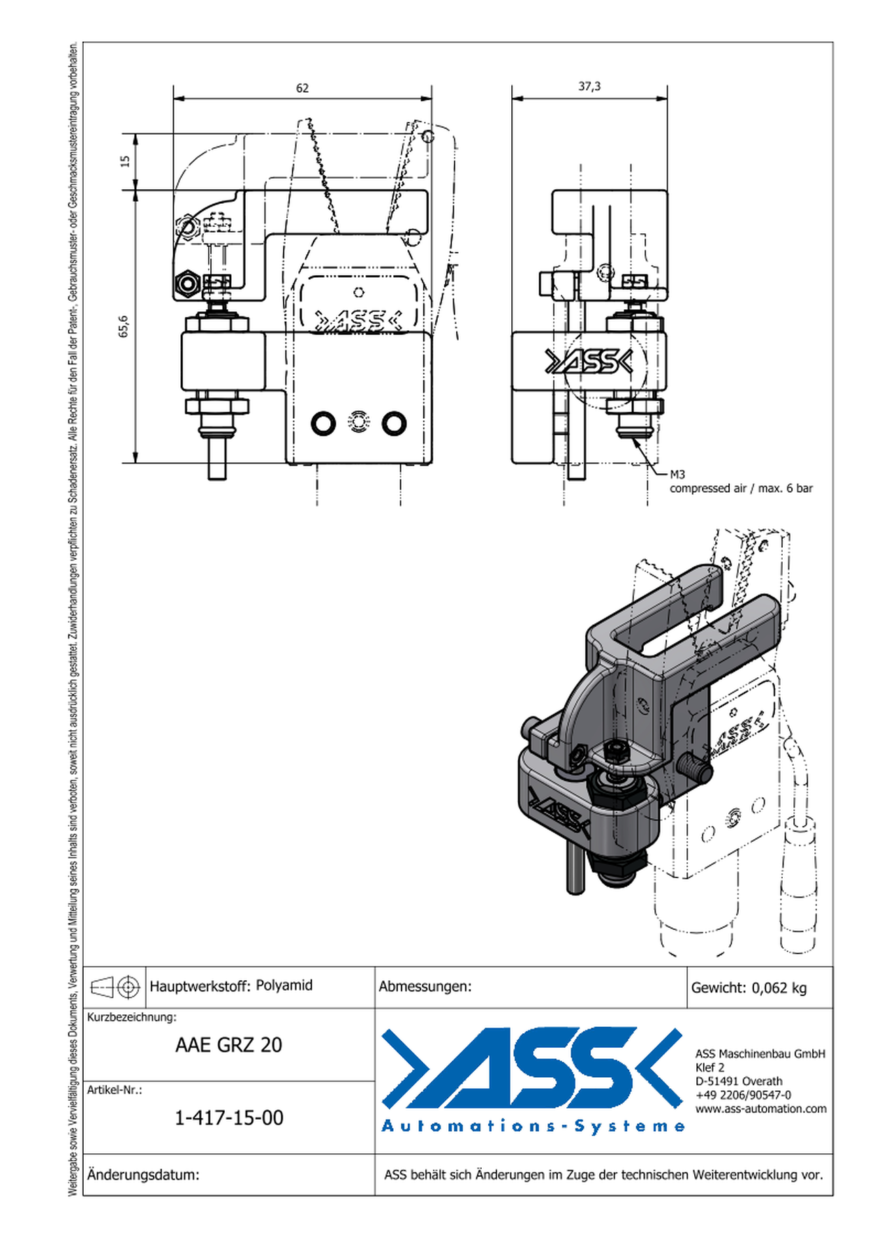 AAE GRZ 20 Sprue Shifter for GRZ 20