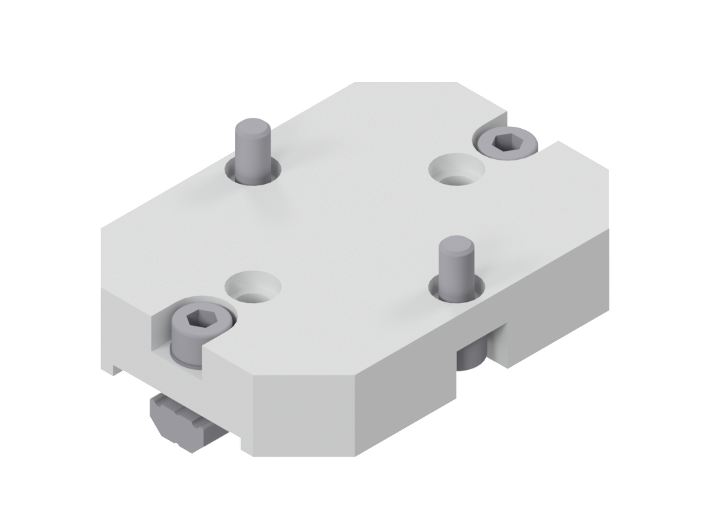  Adapter for PGR-P and PGR for mounting to profiles Compatible to: PGR-P 50; PGR-plus 50