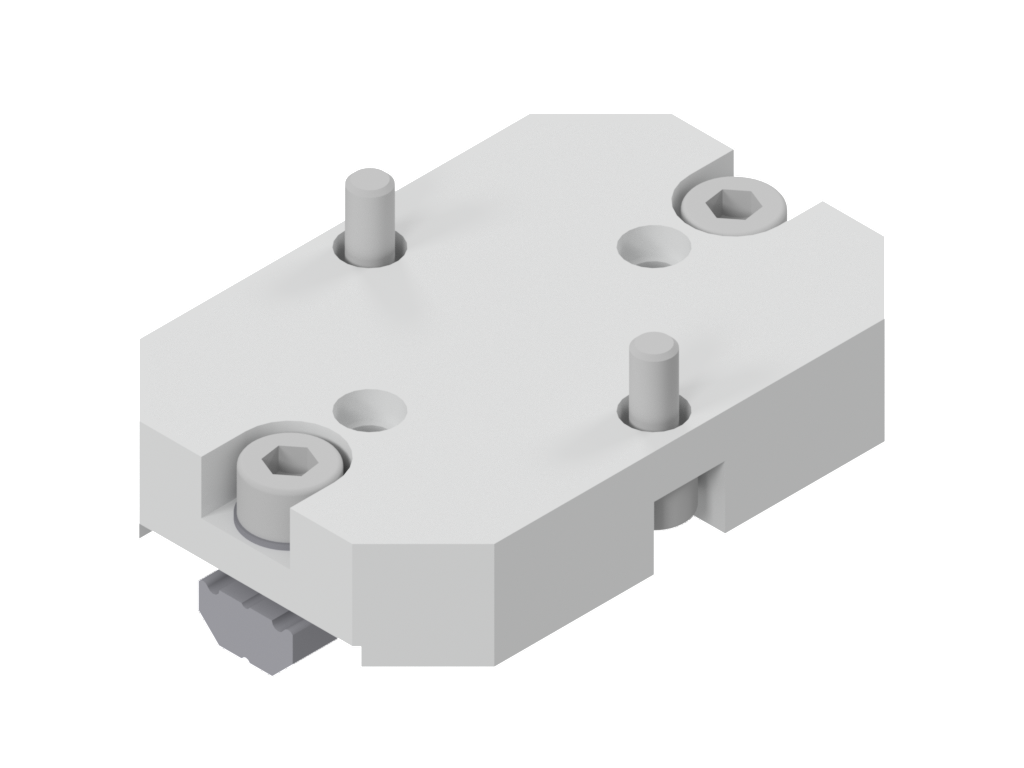  Adapter for PGR-P and PGR for mounting to profiles Compatible to: PGR-P 40; PGR-plus 40