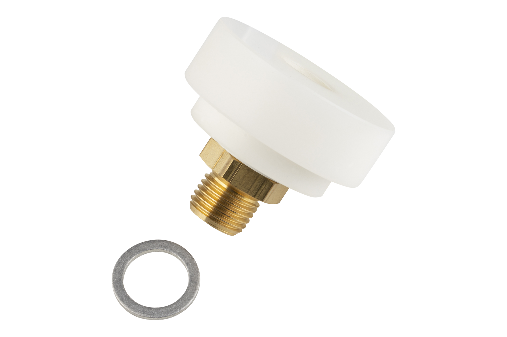 AVS 40 Adapter for Suction Cups Suitable for Suction Cup: VSN SBR, Suitable for Vacuum Cup: VAS SBR, Material: Brass / POM, : G1/4″