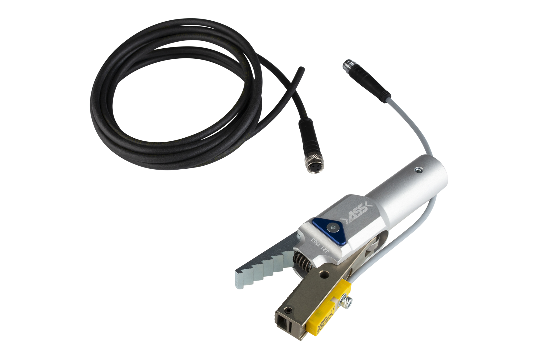 GRZ 20-16 RCS NPN  Gripper with Jaw Type: Chequered / Sensor NPN Piston Ø: 16 mm, : 20 mm, Opening width: -, Jaw type: saw tooth / query, Closing Force: 65 N, Connection: plug M8, Signal output: NPN