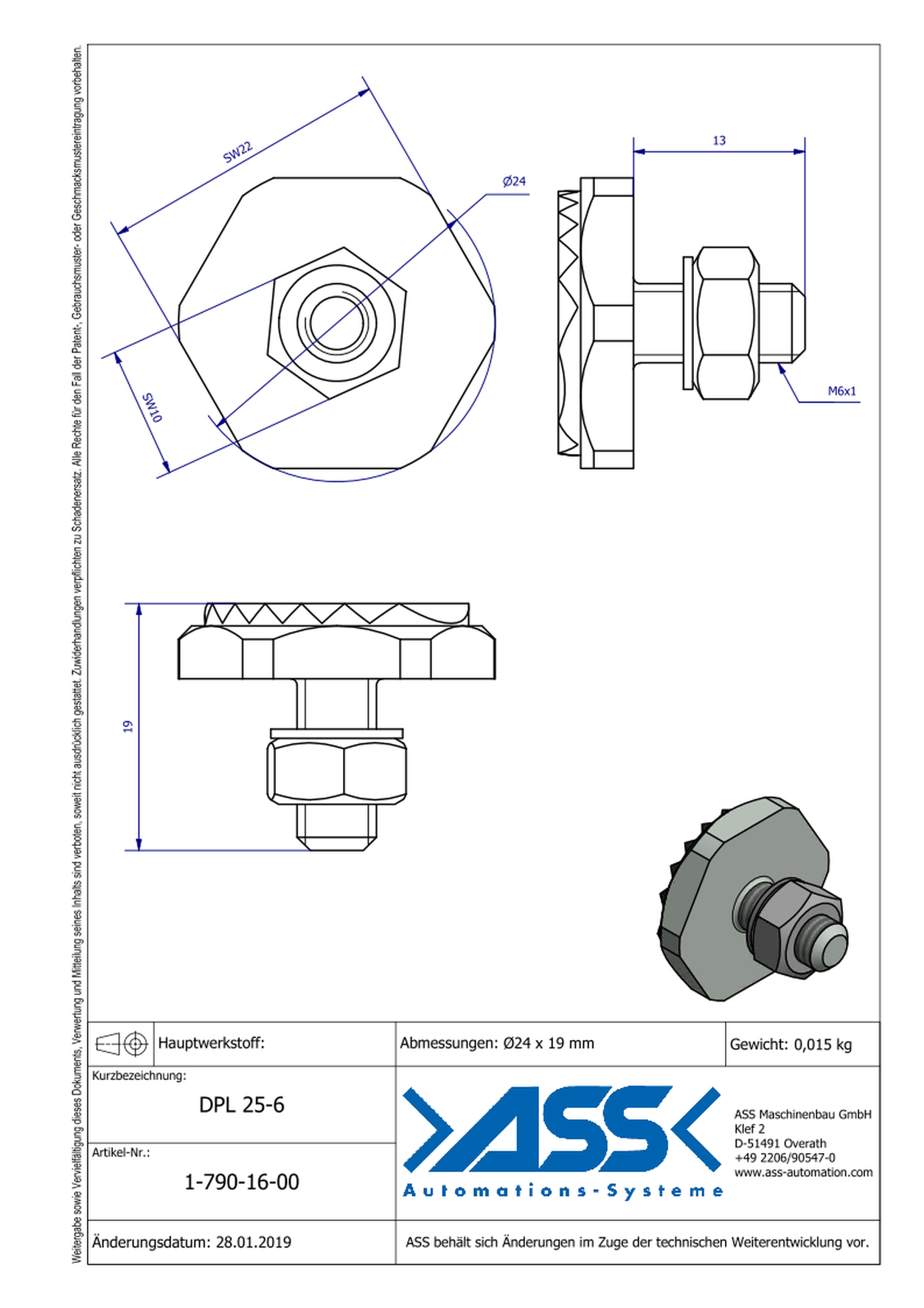 DPL 25-6 Pressure Plate