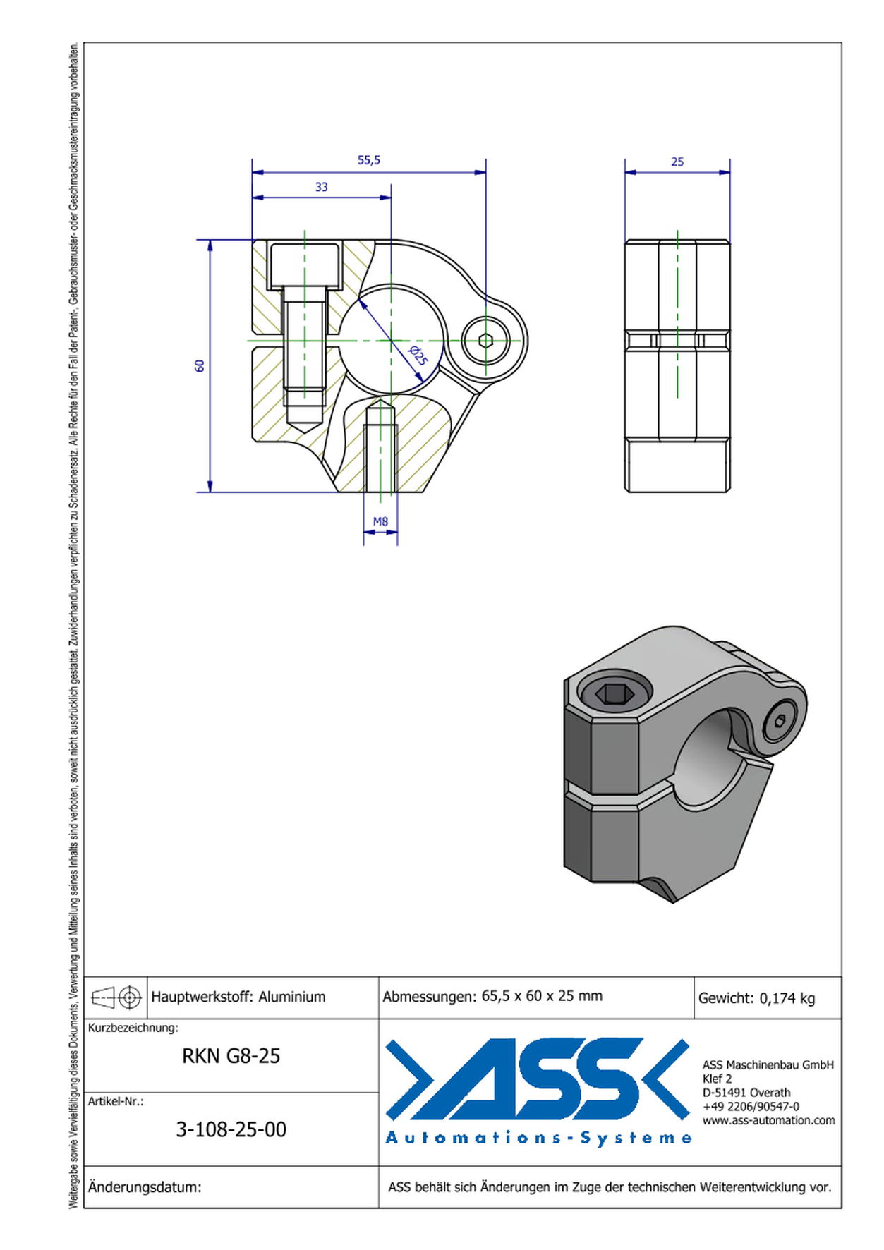 VLK 2 25-66 conical elongation Ø25-66mm