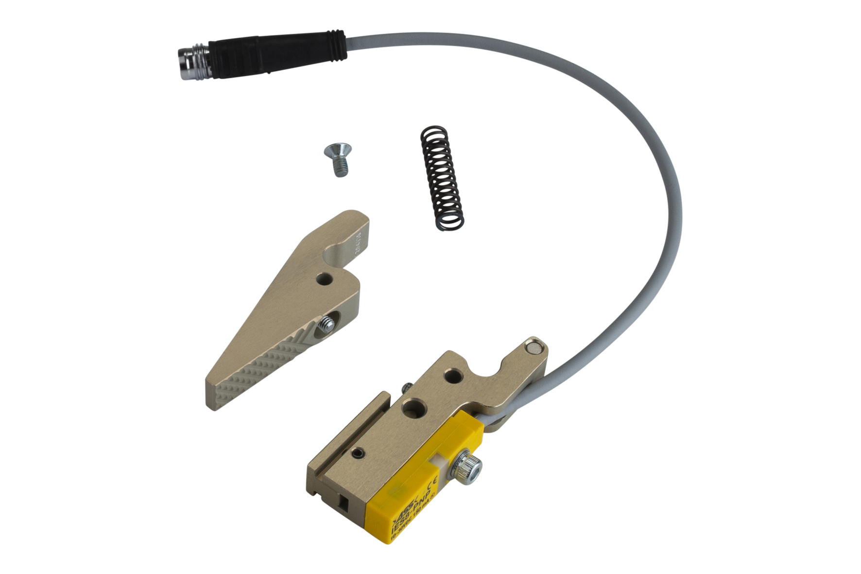 GRZ 14 Gripper Jaws S,CS,I,NPN Jaw Type: Saw Tooth / Sensor NPN Piston Ø: 14 mm, Opening width: -, Jaw type: chequered / query, Closing Force: -, Connection: plug M8, Signal output: PNP