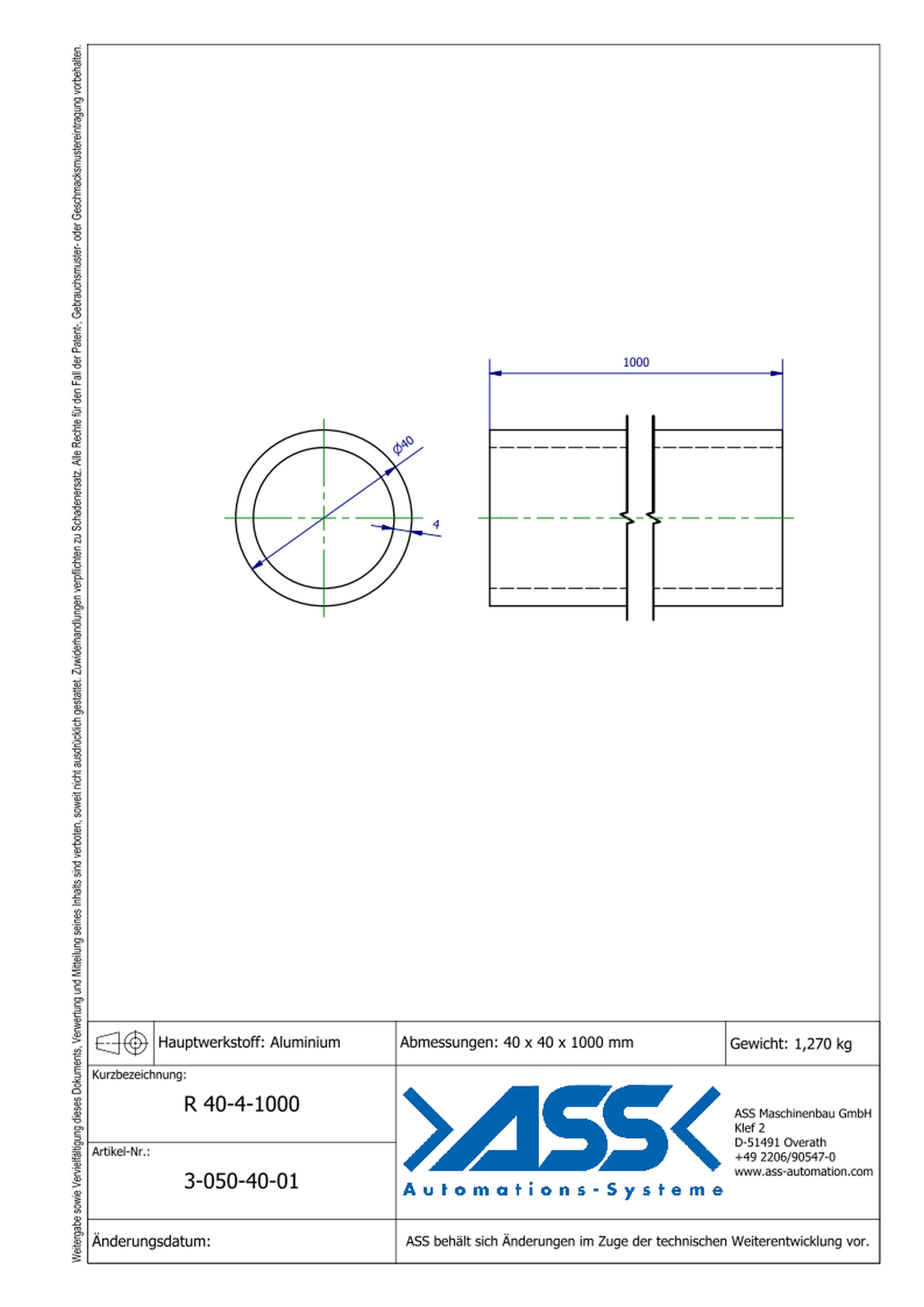  EOAT Base Plate, Tubular-System