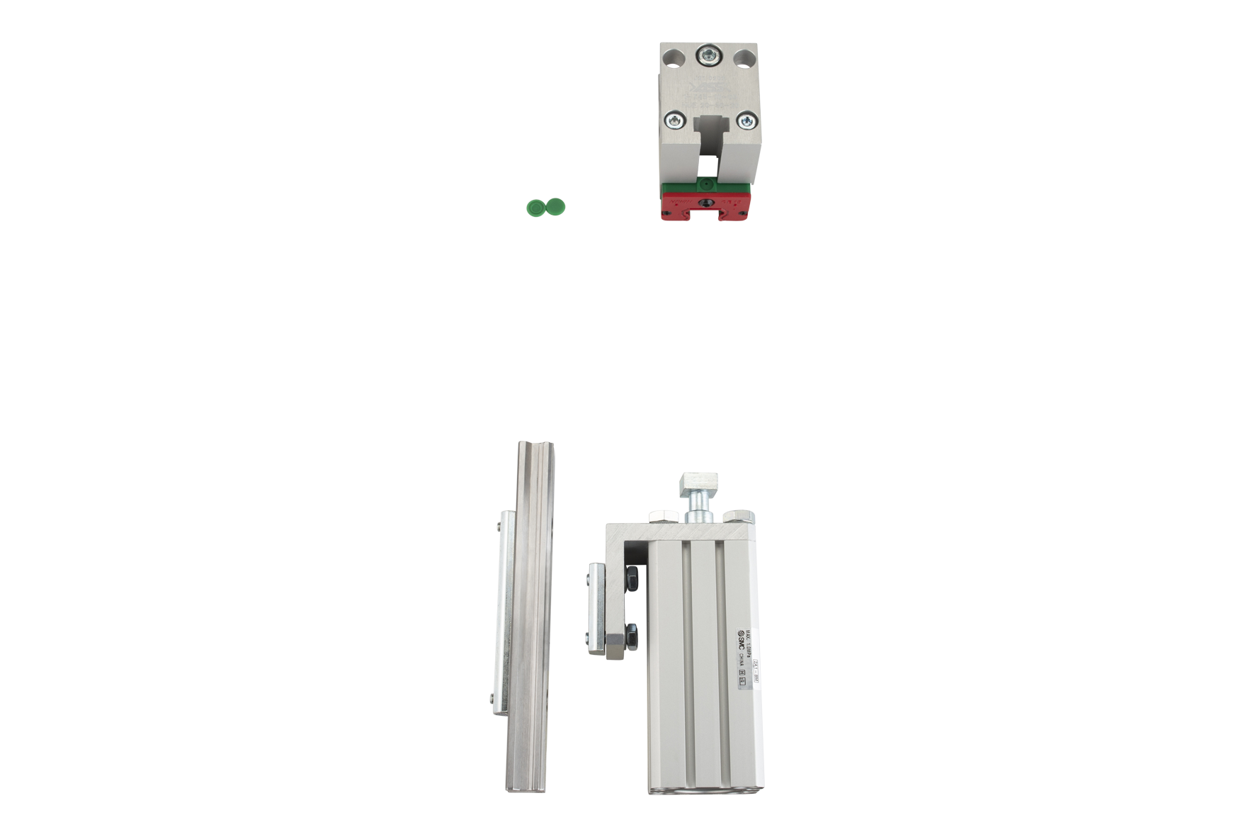 HUE 20-30-20 Slide Unit Model: linear guiding, Stroke: 50 mm, Piston Ø: 20 mm, Clamping Ø: 20 mm