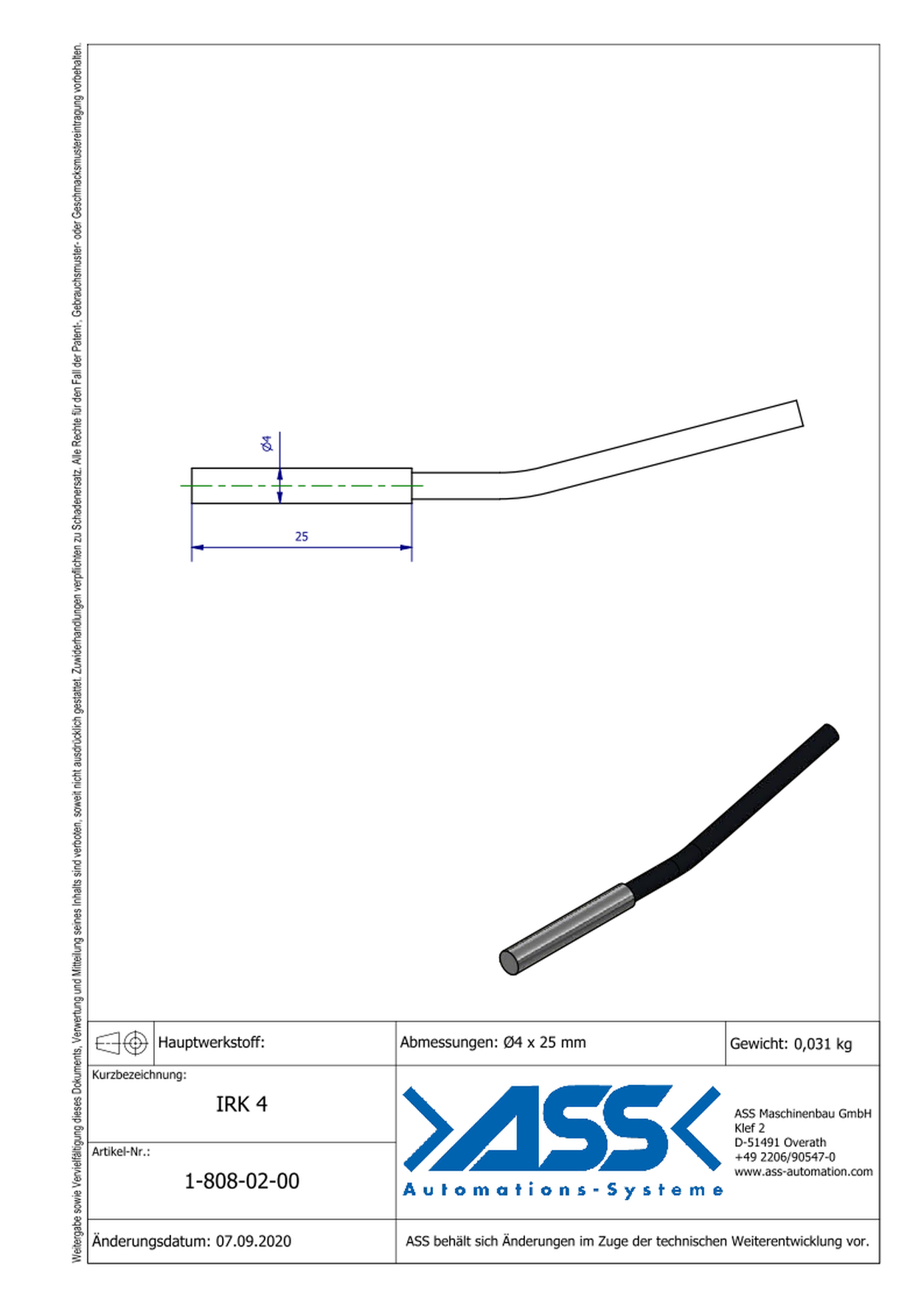 IRK 4 Proximity Switch