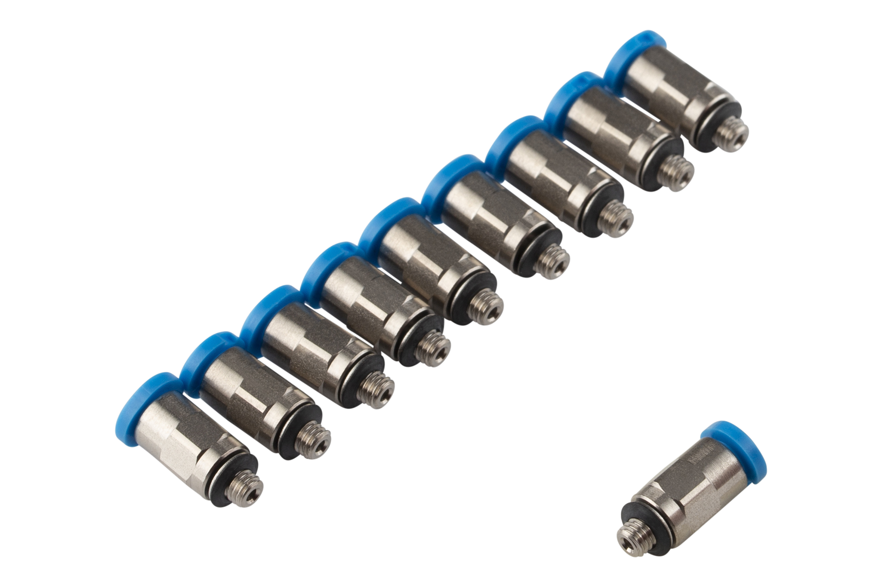 STA 1/8 4-3 Straight Quick Connector for PSS Model: standard, Hose connection Ø: 3 mm, Compatible to: PSS 3-0,5, Connection thread: M3