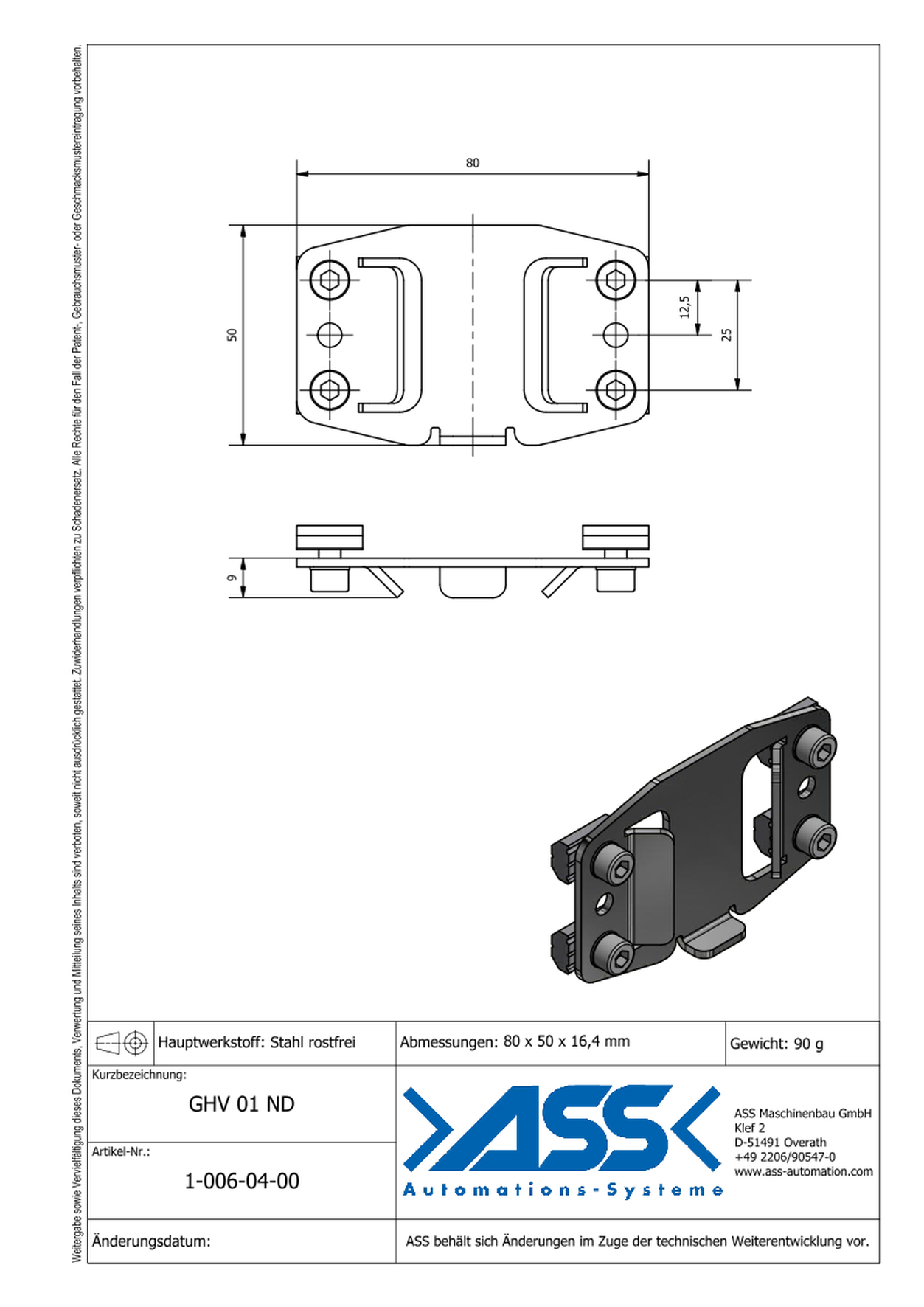  EOAT Wall Mounting, for EOAT on GPM 01