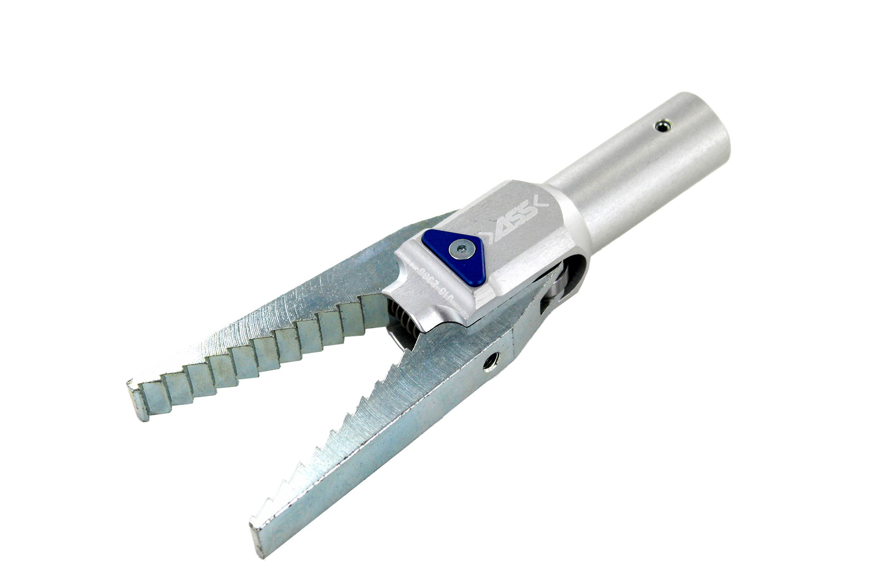 GRZ 20-16 SC Gripper with Jaw Type: Saw Tooth / Sensor Piston Ø: 16 mm, : 20 mm, Opening width: -, Jaw type: saw tooth, long / saw tooth, long, Closing Force: 38 N, Connection: -, Signal output: -