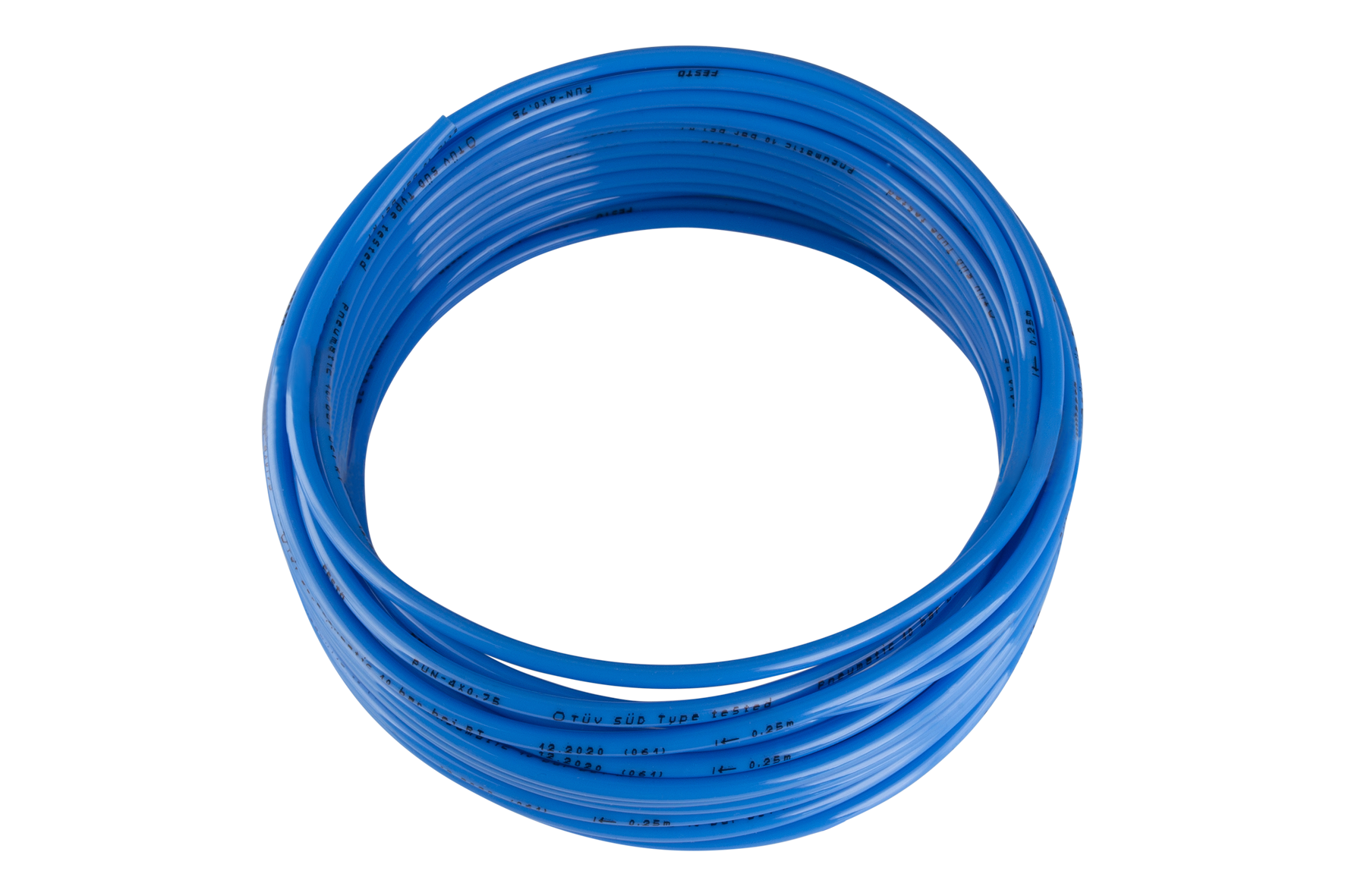 PSS 4-3 SW Pneumatic hose black Hose connection Ø: 4 mm, Colour: blue