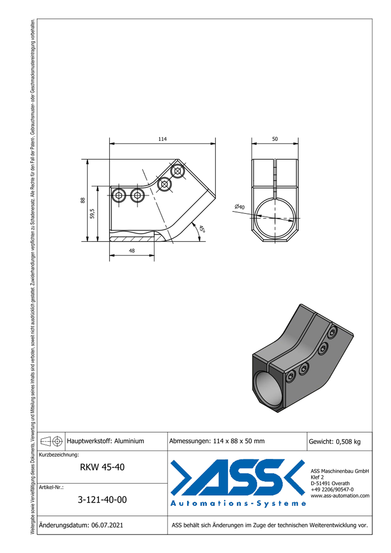 VLK 2 25-66 conical elongation Ø25-66mm