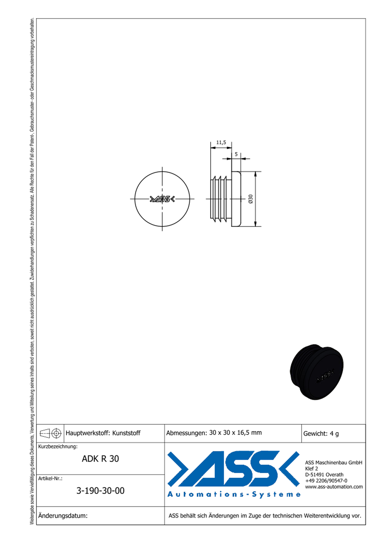 VLK 2 25-66 conical elongation Ø25-66mm