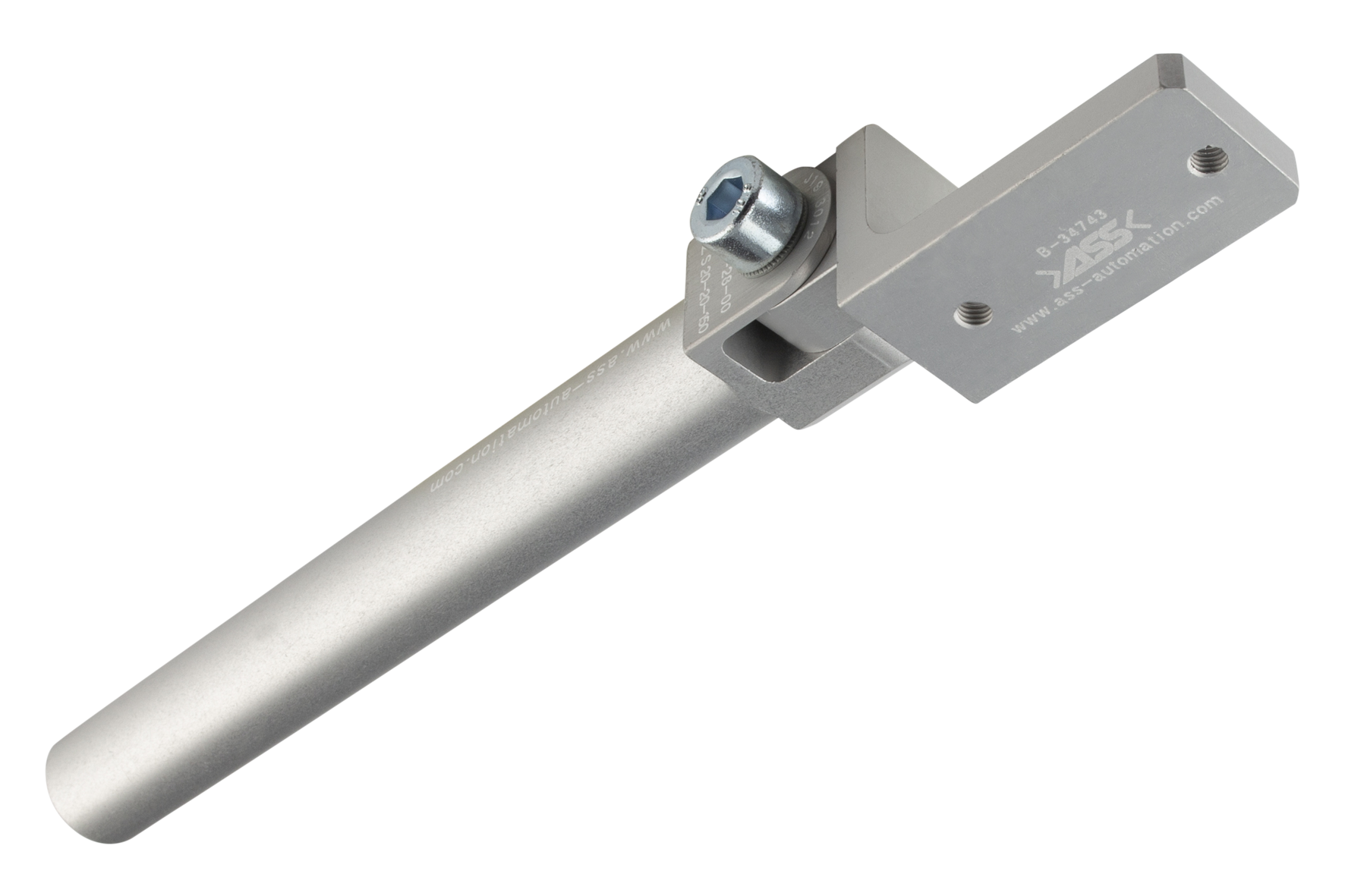 GAZ S 20-20-50 Gripper Arm for Short Stroke Cylinder, with Swivel : 20 mm, Compatible to: KHZ 20; SZD 20, Swivel area swivel head: +/- 90°, : 150 mm