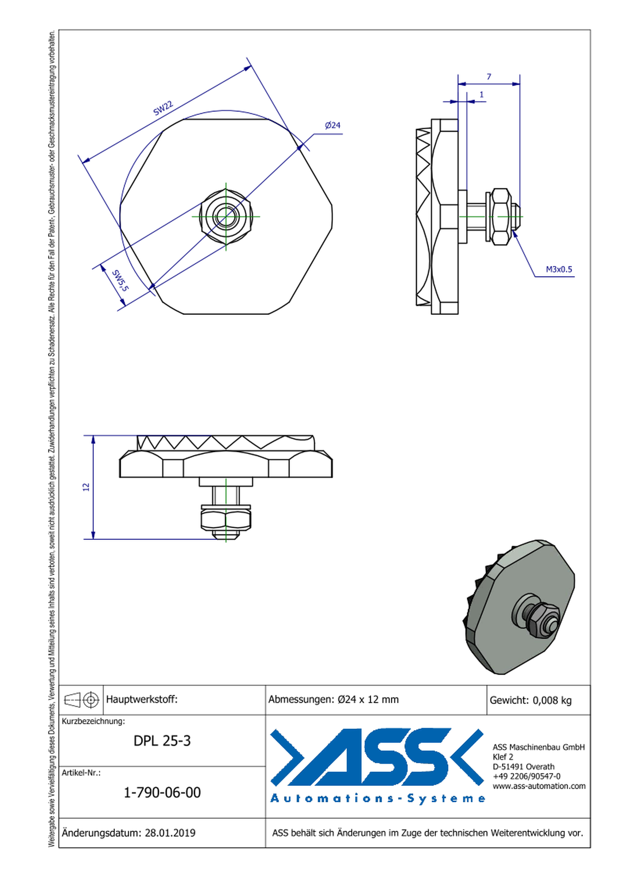 DPL 25-3 Pressure Plate