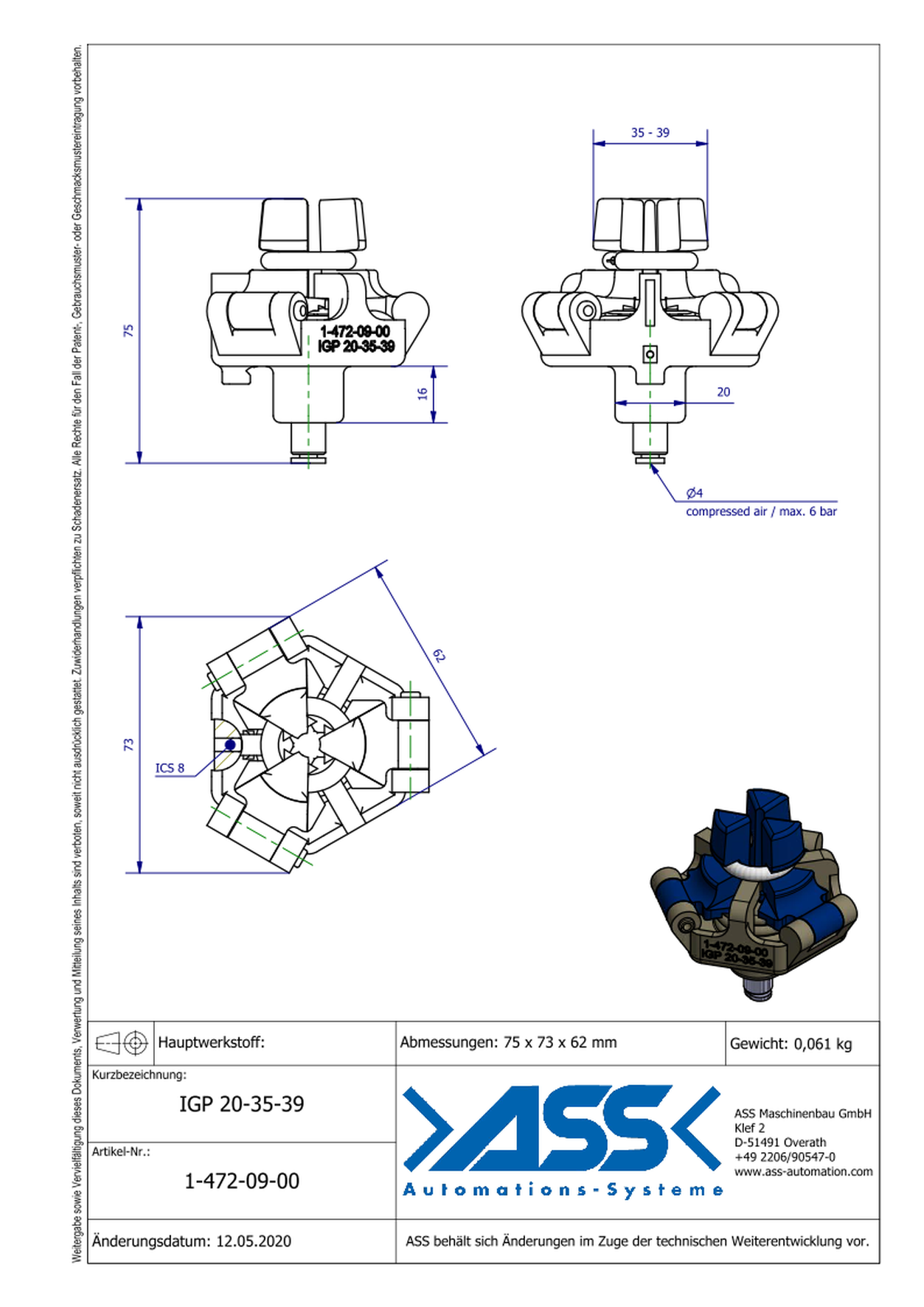 IGP 20-35-39 ID Gripper