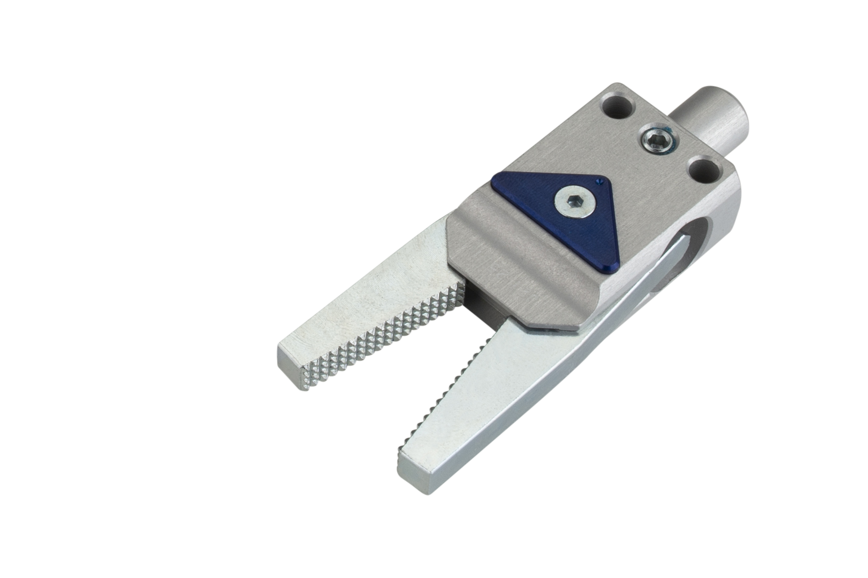 GRZ 10-12 CFS EP NPN Gripper, Jaw Type: EP Coating, blue / Sensor NPN Piston Ø: 12 mm, : 10 mm, Opening width: 16,5 mm, Jaw type: chequered / chequered, Closing Force: 28 N, Connection: -, Signal output: -