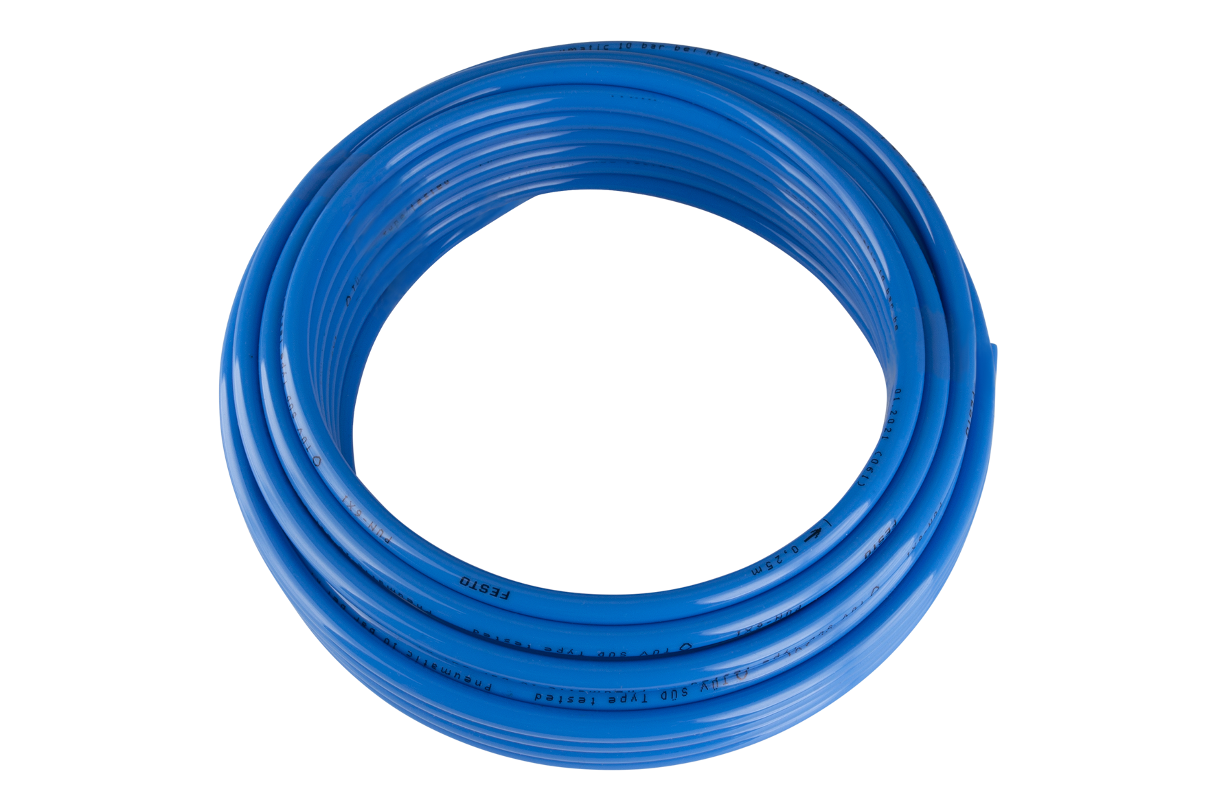 PSS 4-3 SW Pneumatic hose black Hose connection Ø: 6 mm, Colour: blue