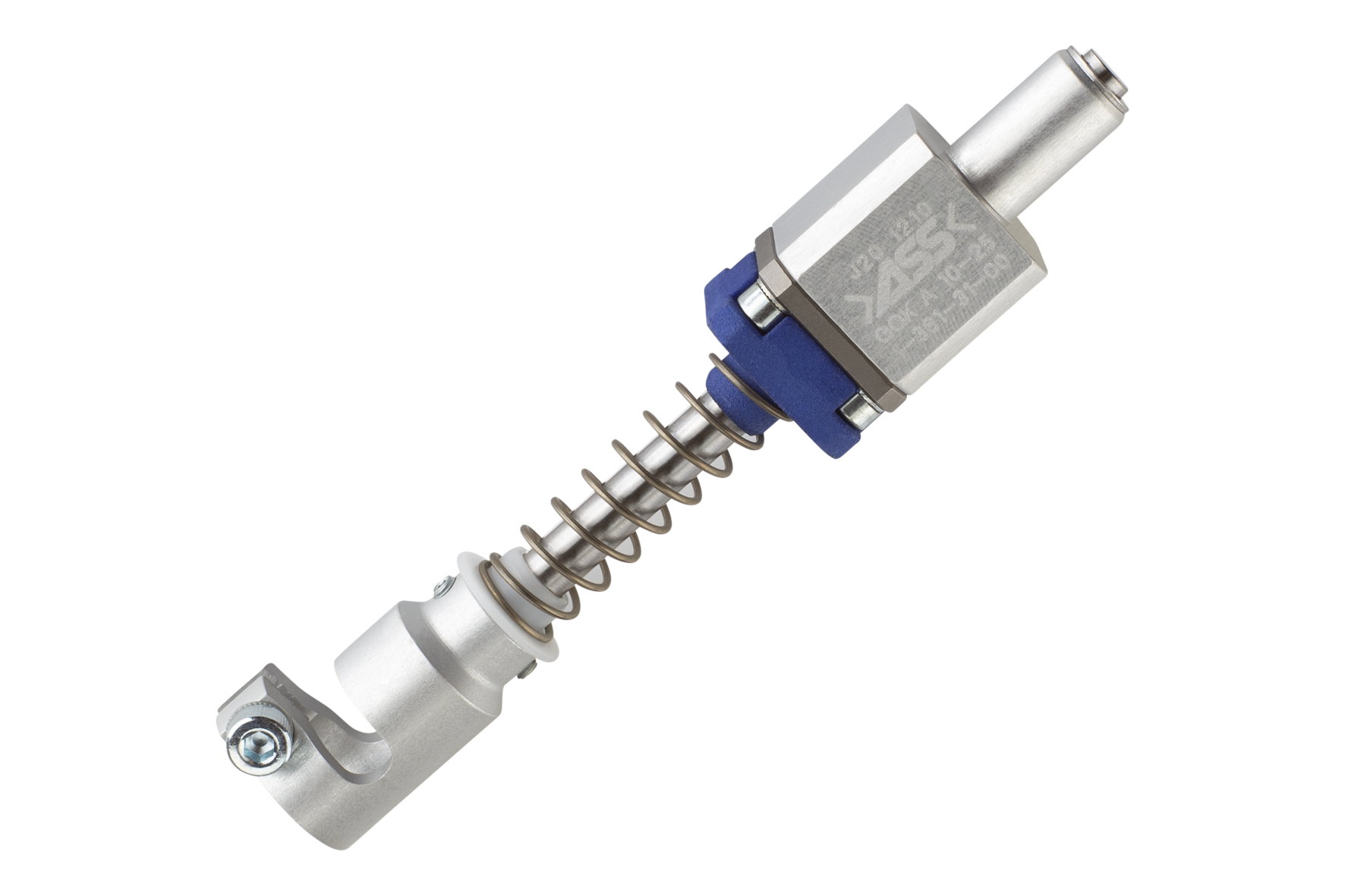 GGK A 10-50 Gripper Arm, lin.gu., spr.comp., lock ag.rot., ax. : 25 mm, : 10 mm, Clamping Ø: 10 mm, : 16 mm