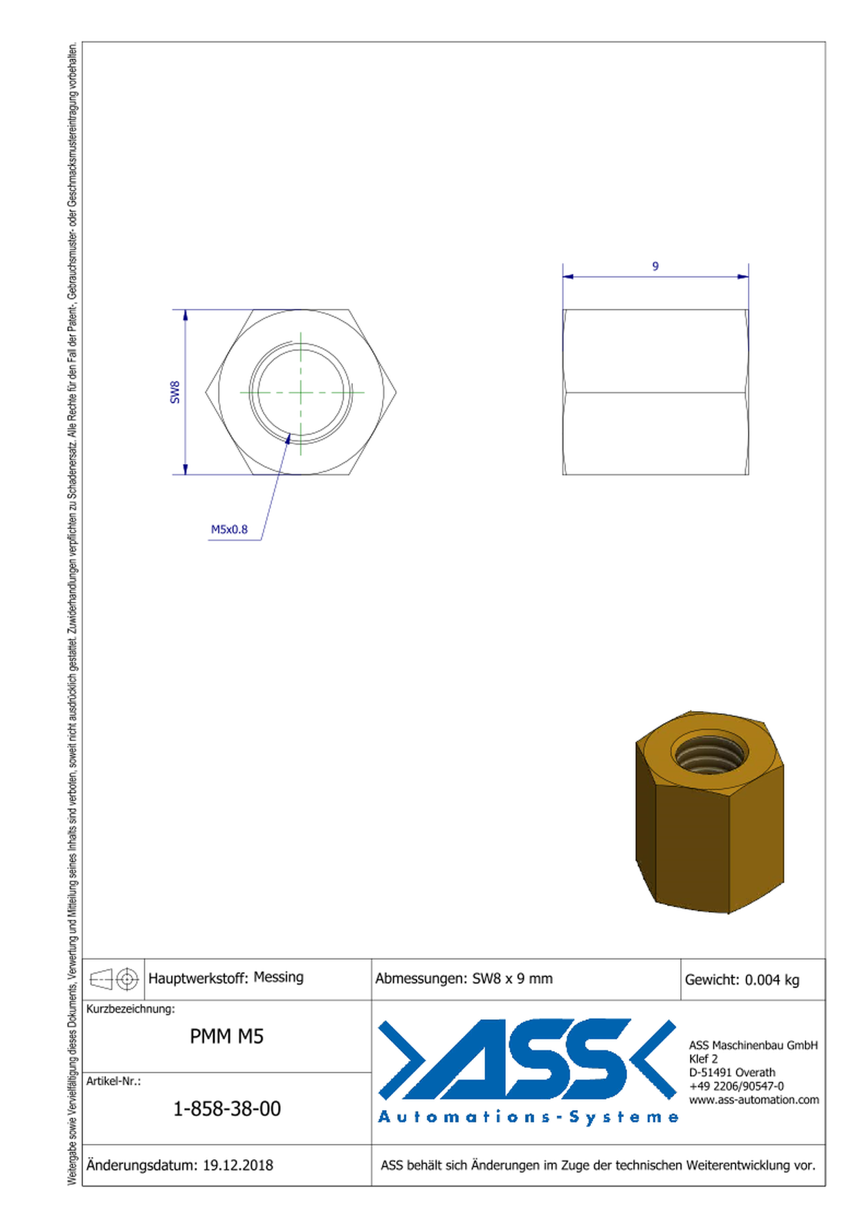 PMM M5 Thread Coupling