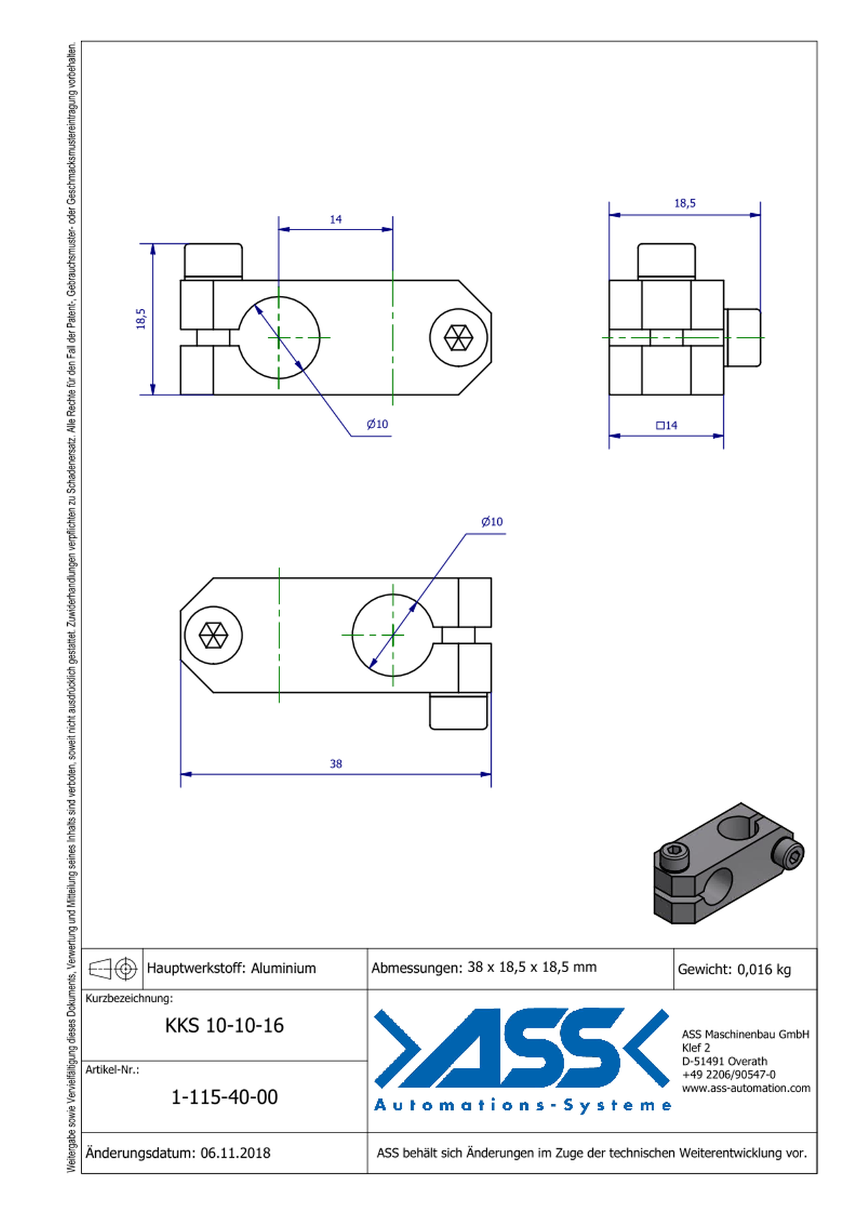 KKS 10-10-16 Cross Connector