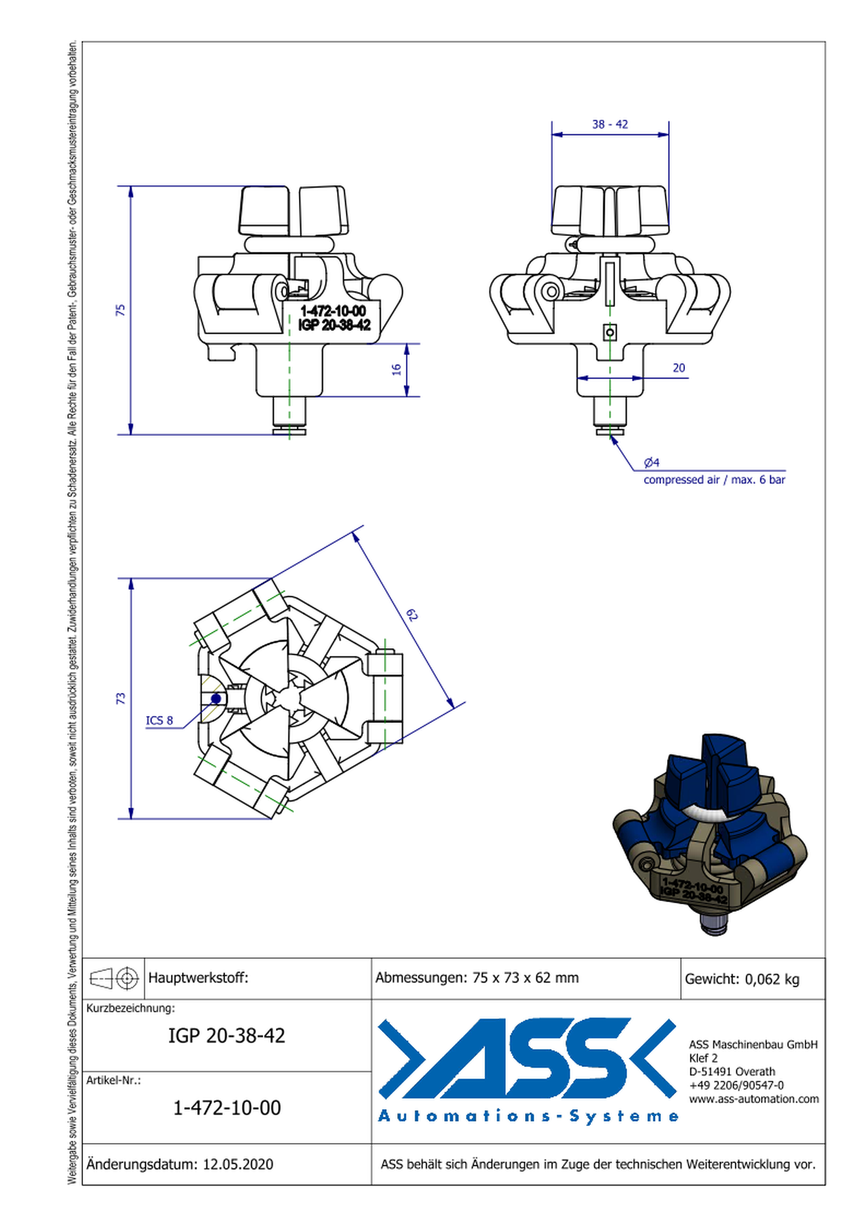 IGP 20-38-42 ID Gripper