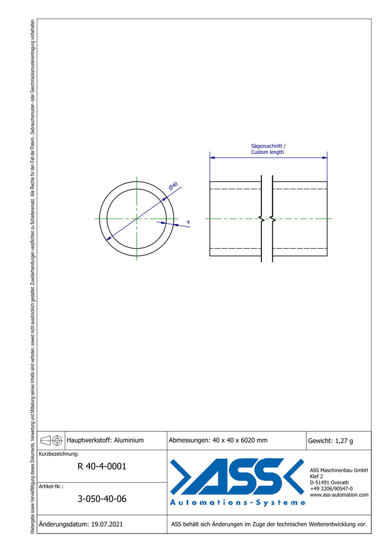  EOAT Base Plate, Tubular-System