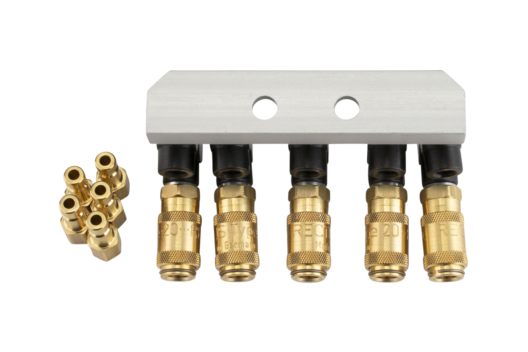 SWM 3 LL 5 Air Border 5-fold Size: 000-BG, Hose Connections: 5