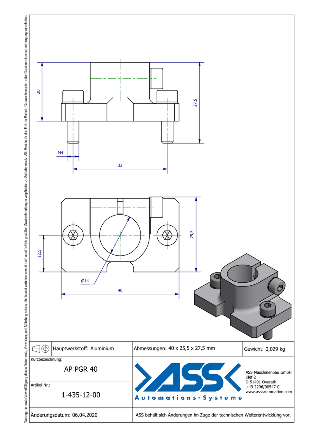 AP PGR 40 Adapter for PGR