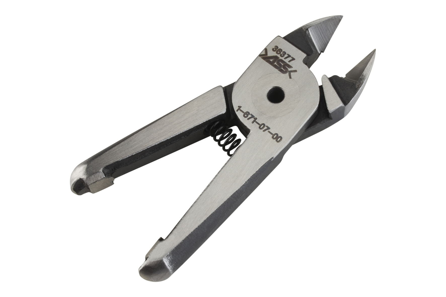 SES10-15-35S Magnet Nipper Blade Magnetic Return, Standard for ASN 10 Model: angled, Integrated magnet: no, Carbide: no, Cutting angle: 40°, Compatible to: ASN 7, Opening width: 5 mm, Size: 7