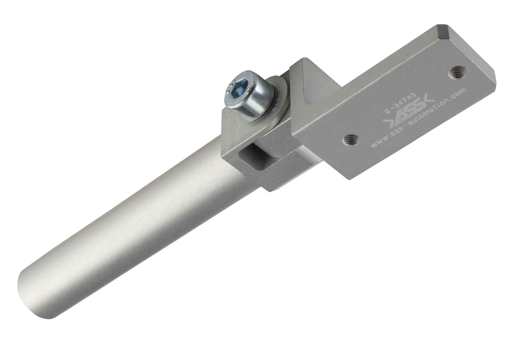 GAZ S 20-20-150 Gripper Arm for Short Stroke Cylinder, with Swivel : 20 mm, Compatible to: KHZ 20; SZD 20, Swivel area swivel head: +/- 90°, : 100 mm