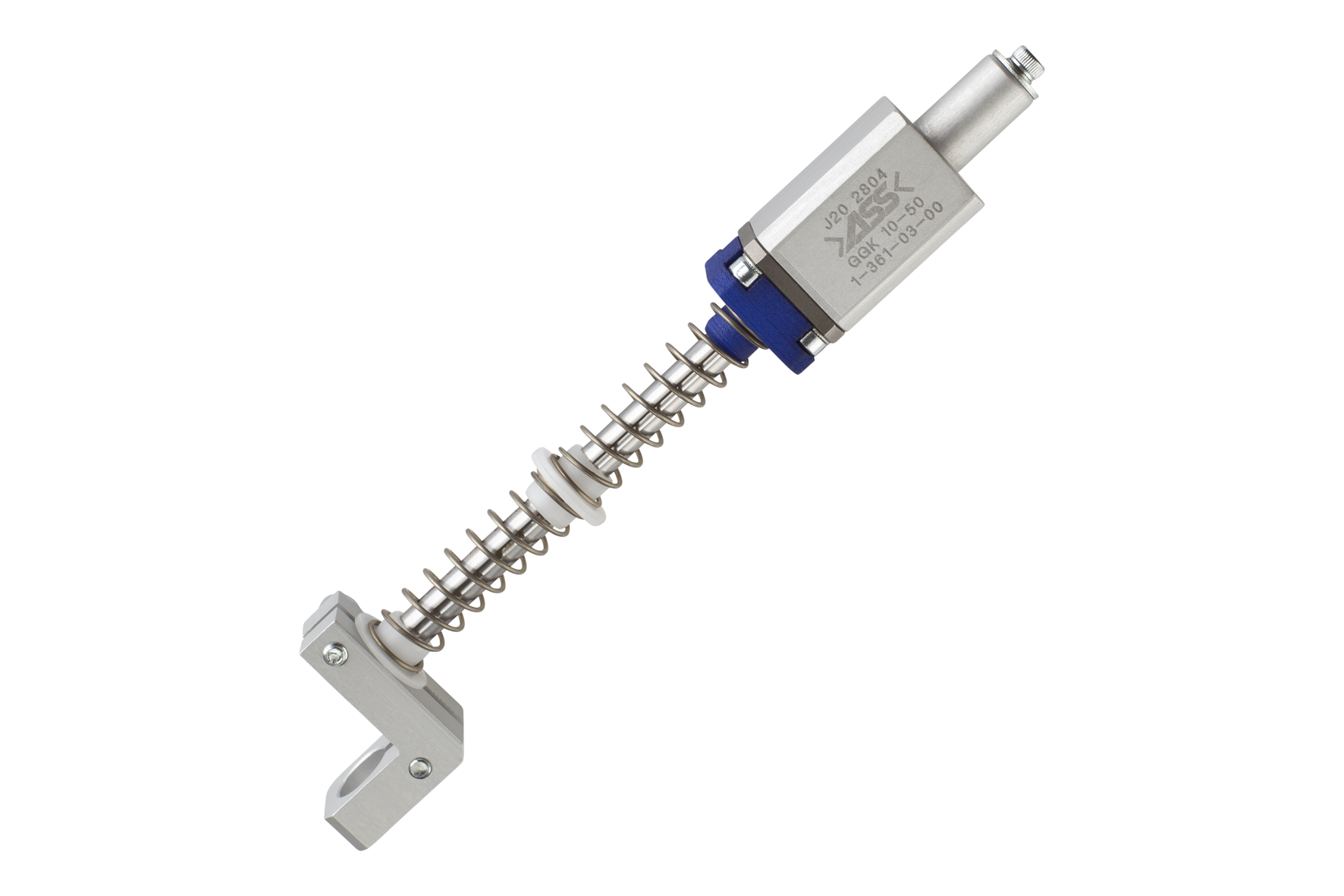 GGK 20-30 Gripper Arm, spring compensated, w. linear bearing : 50 mm, : 10 mm, Clamping Ø: 10 mm, : 16 mm